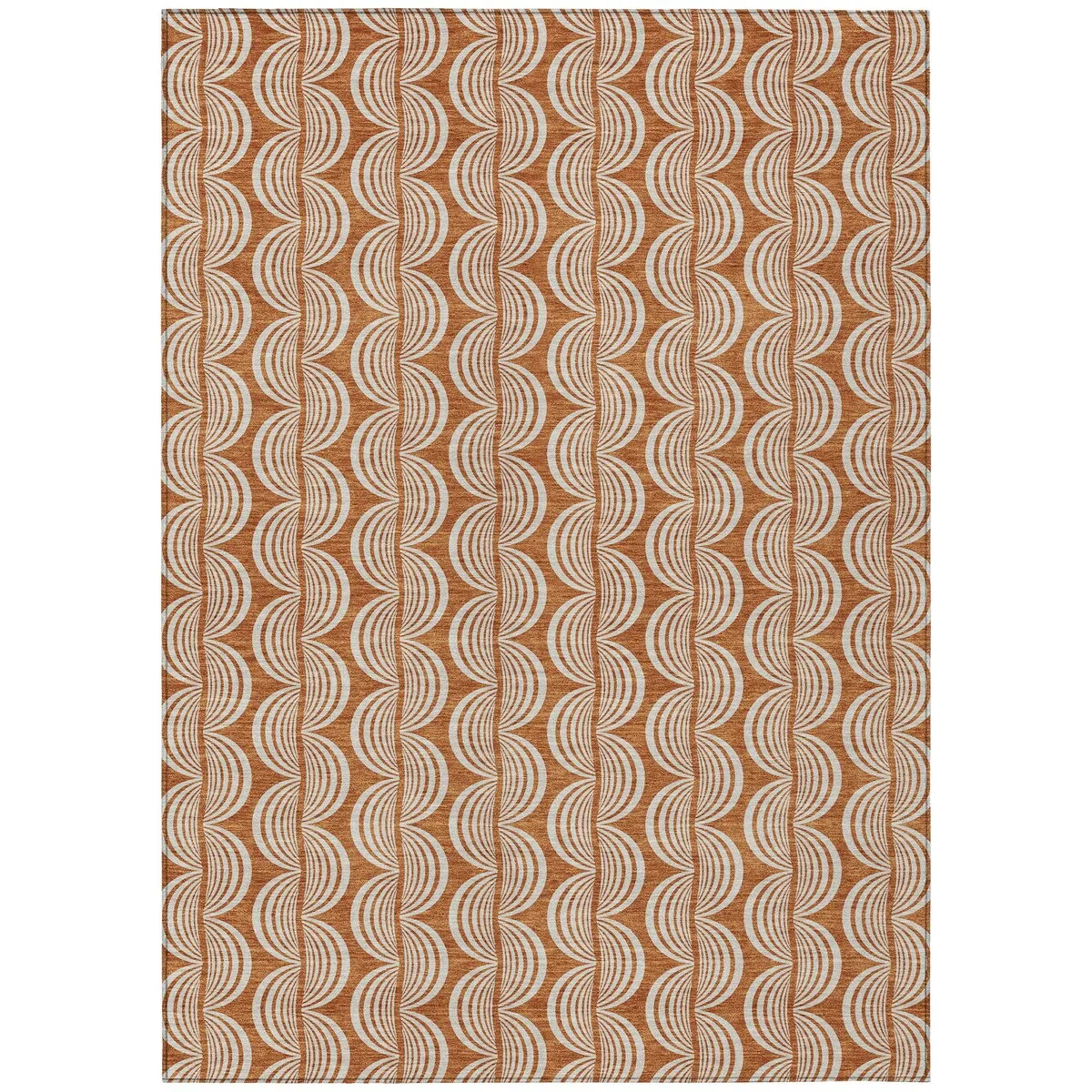 Machine Washable Indoor/ Outdoor Contemporary Chantille Rug