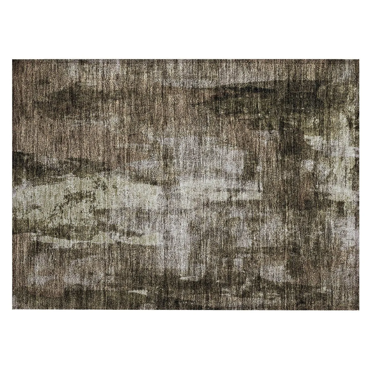 Machine Washable Indoor/ Outdoor Contemporary Chantille Rug