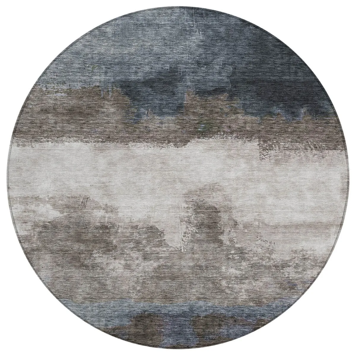 Machine Washable Indoor/ Outdoor Contemporary Chantille Rug