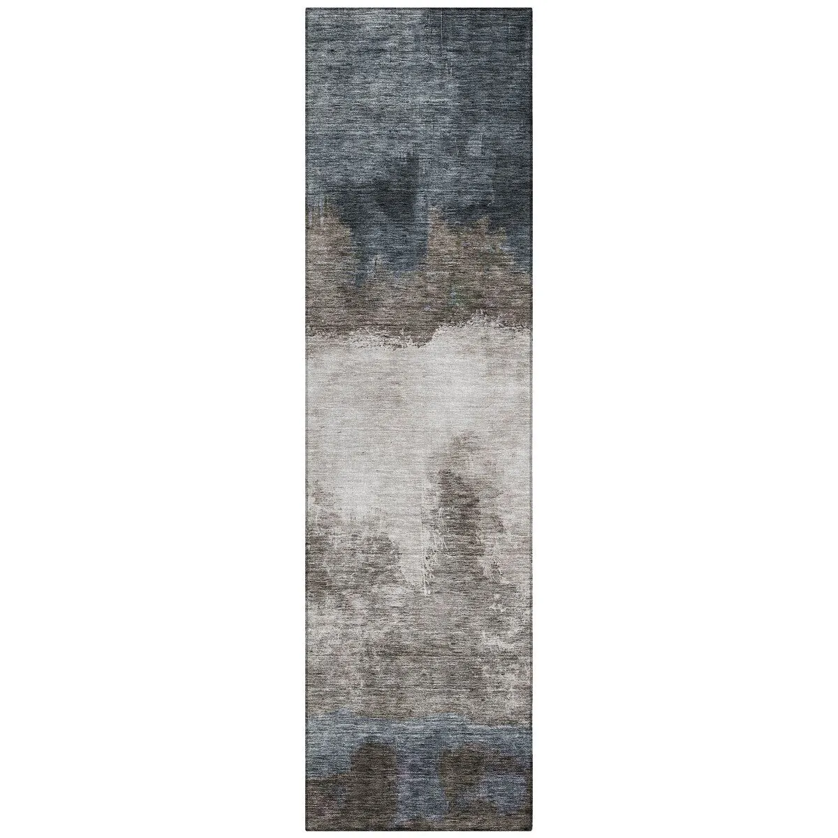 Machine Washable Indoor/ Outdoor Contemporary Chantille Rug