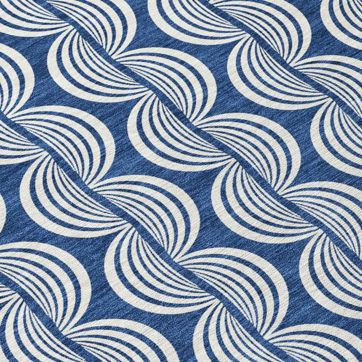 Machine Washable Indoor/ Outdoor Contemporary Chantille Rug