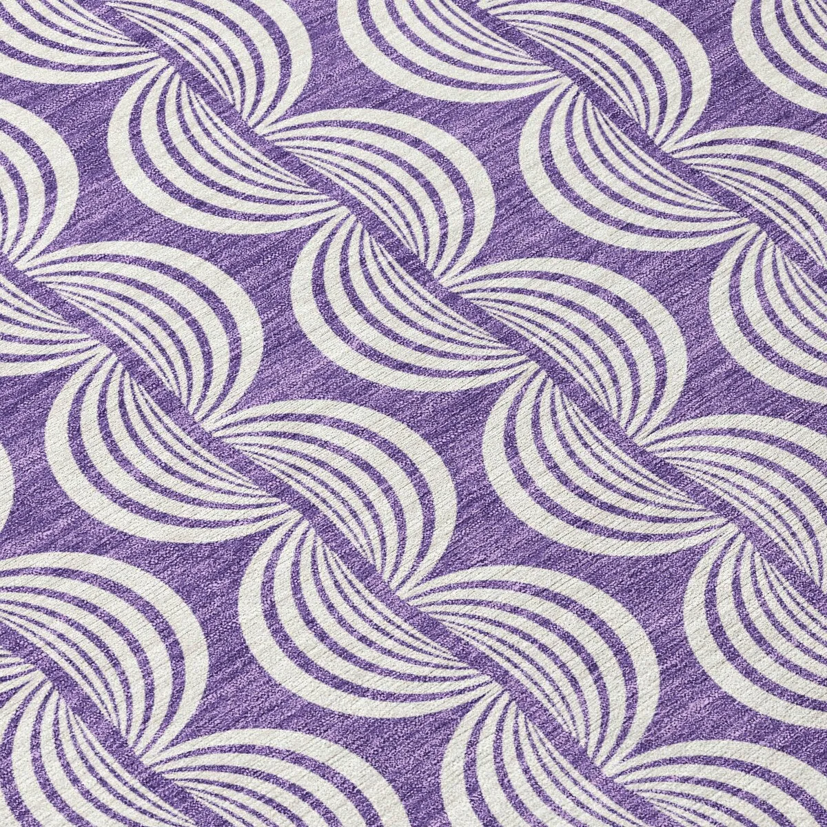 Machine Washable Indoor/ Outdoor Contemporary Chantille Rug