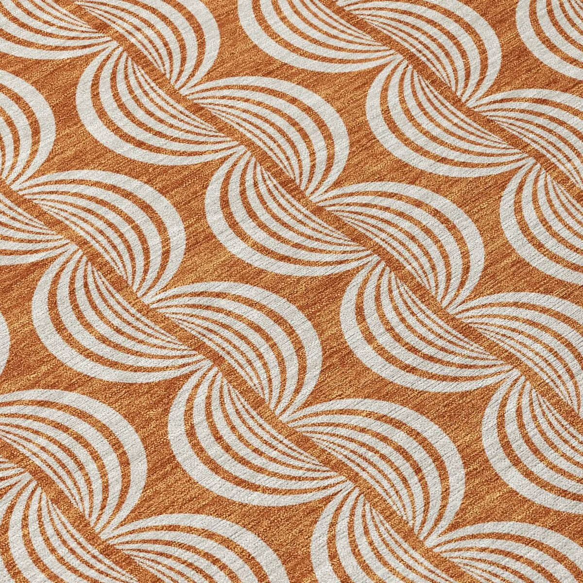 Machine Washable Indoor/ Outdoor Contemporary Chantille Rug