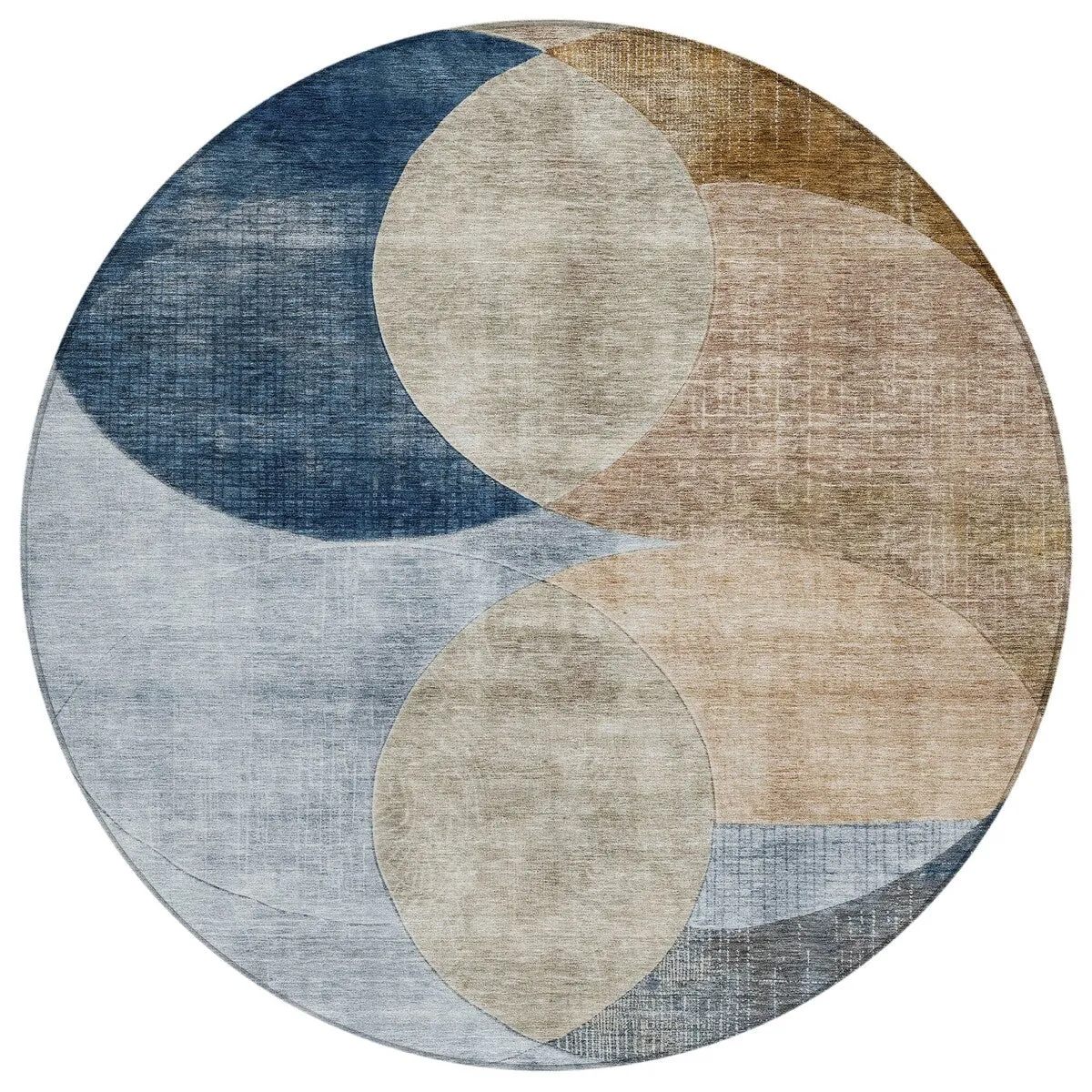 Machine Washable Indoor/ Outdoor Contemporary Deco Chantille Rug