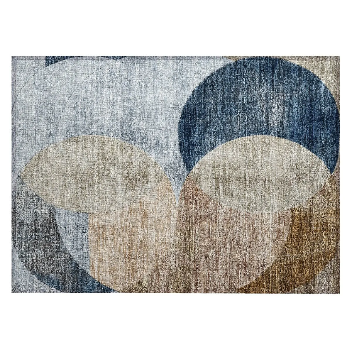 Machine Washable Indoor/ Outdoor Contemporary Deco Chantille Rug