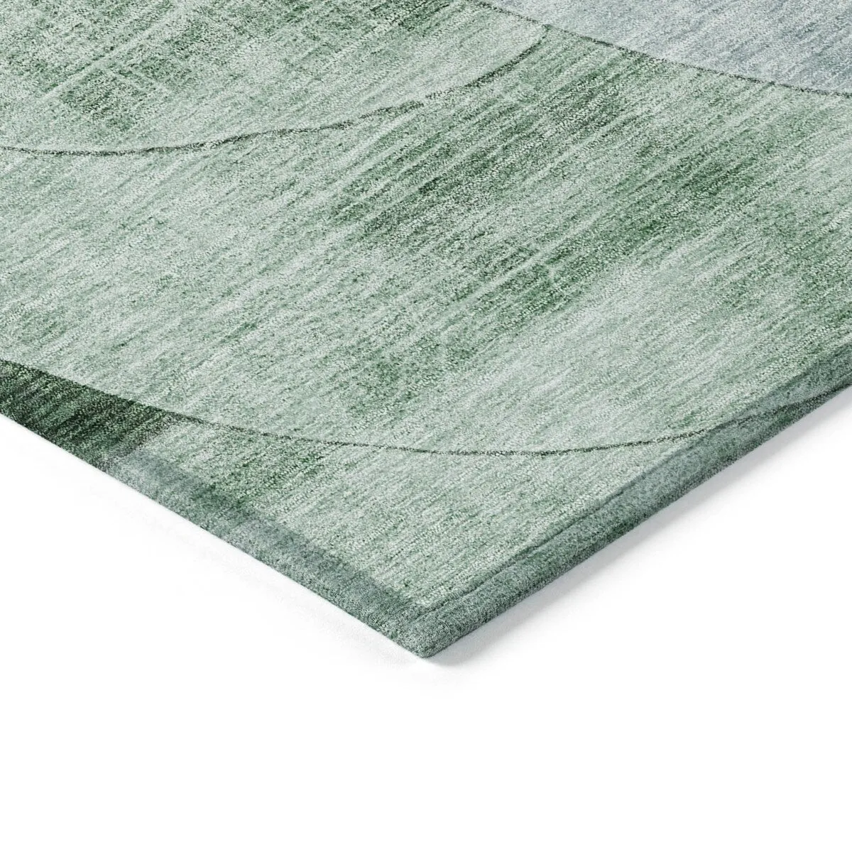 Machine Washable Indoor/ Outdoor Contemporary Deco Chantille Rug