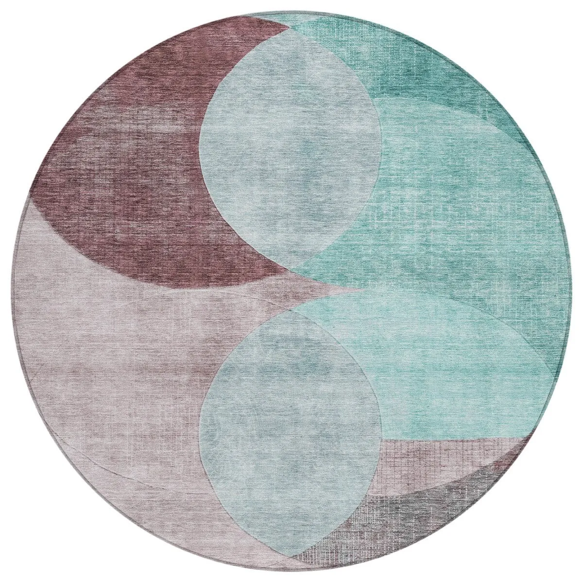 Machine Washable Indoor/ Outdoor Contemporary Deco Chantille Rug