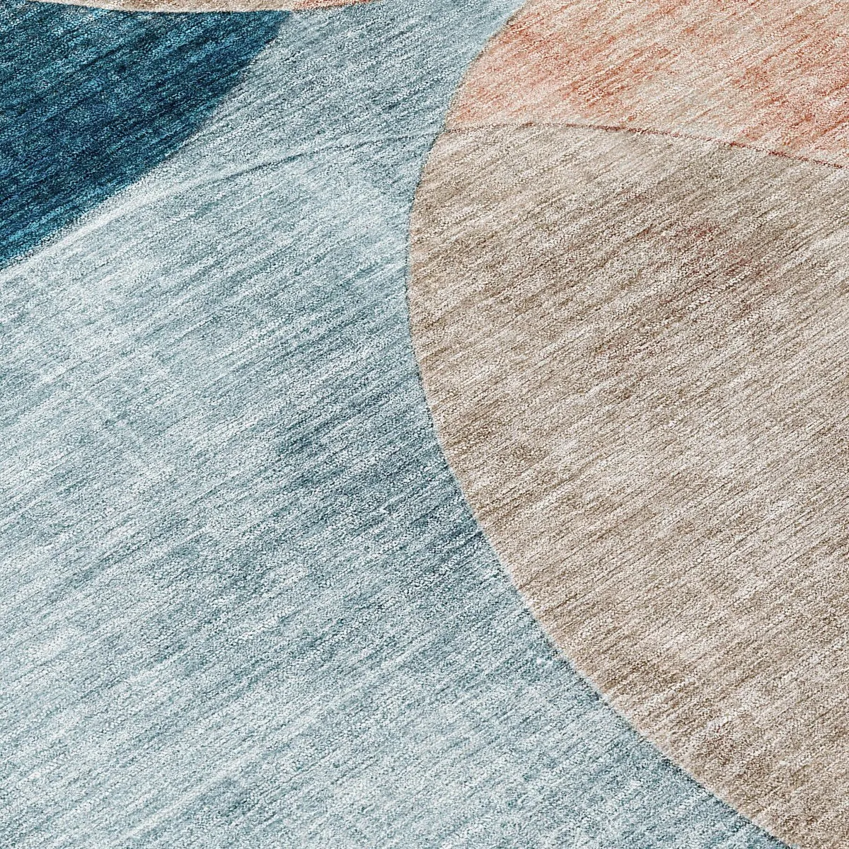 Machine Washable Indoor/ Outdoor Contemporary Deco Chantille Rug