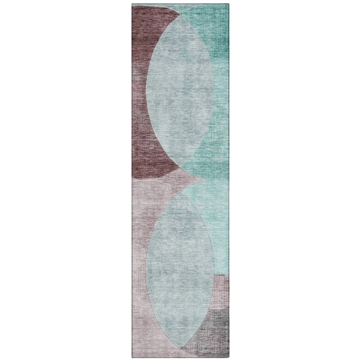 Machine Washable Indoor/ Outdoor Contemporary Deco Chantille Rug