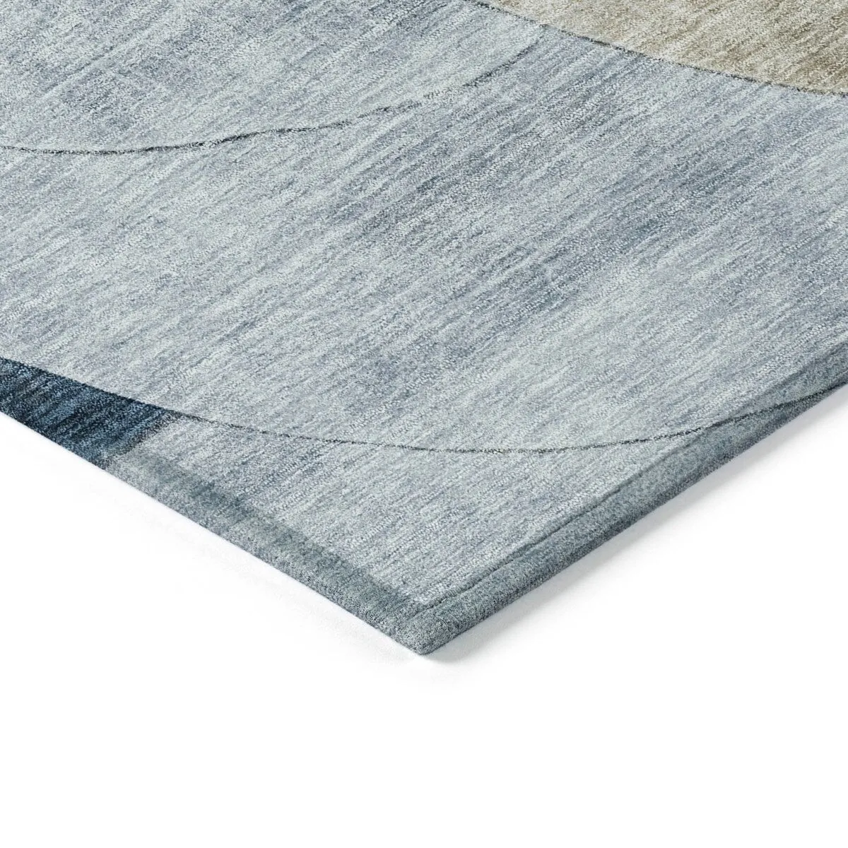 Machine Washable Indoor/ Outdoor Contemporary Deco Chantille Rug