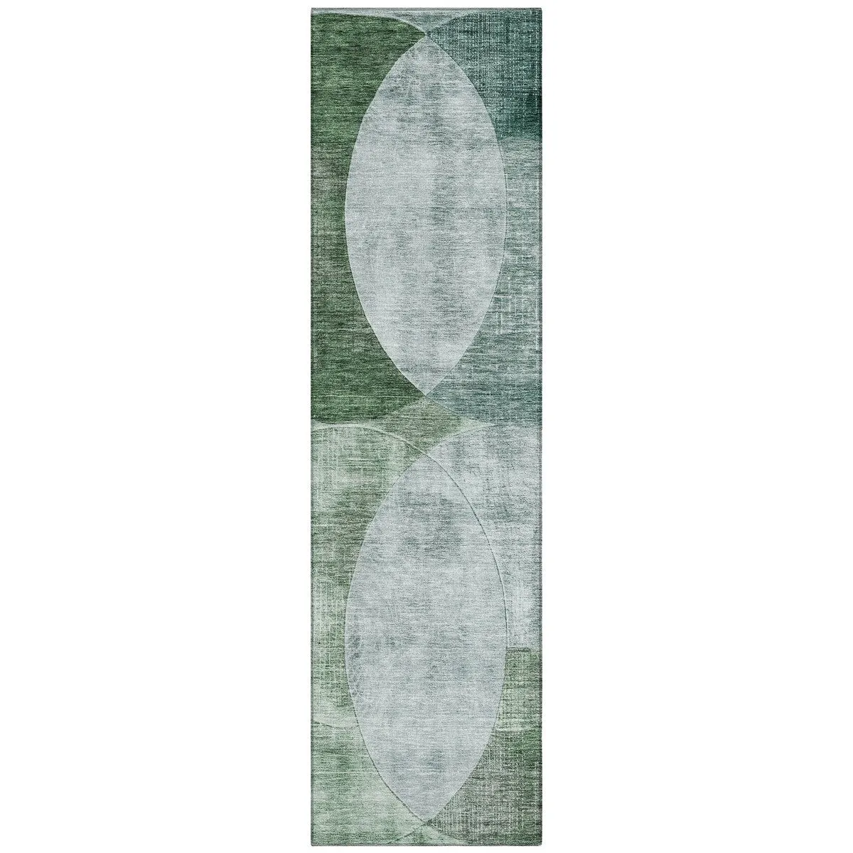 Machine Washable Indoor/ Outdoor Contemporary Deco Chantille Rug