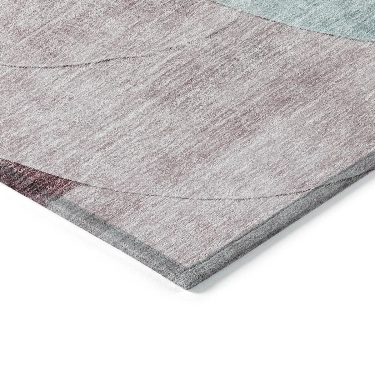 Machine Washable Indoor/ Outdoor Contemporary Deco Chantille Rug