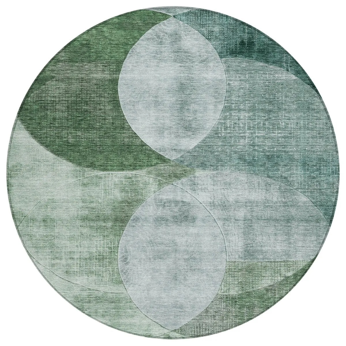 Machine Washable Indoor/ Outdoor Contemporary Deco Chantille Rug