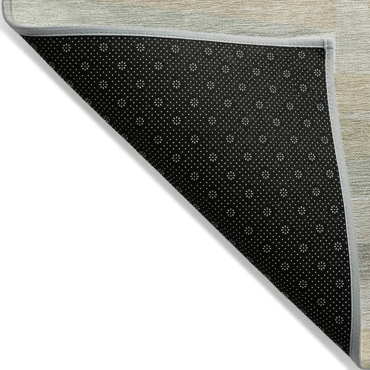 Machine Washable Indoor/ Outdoor Contemporary Mosaic Chantille Rug