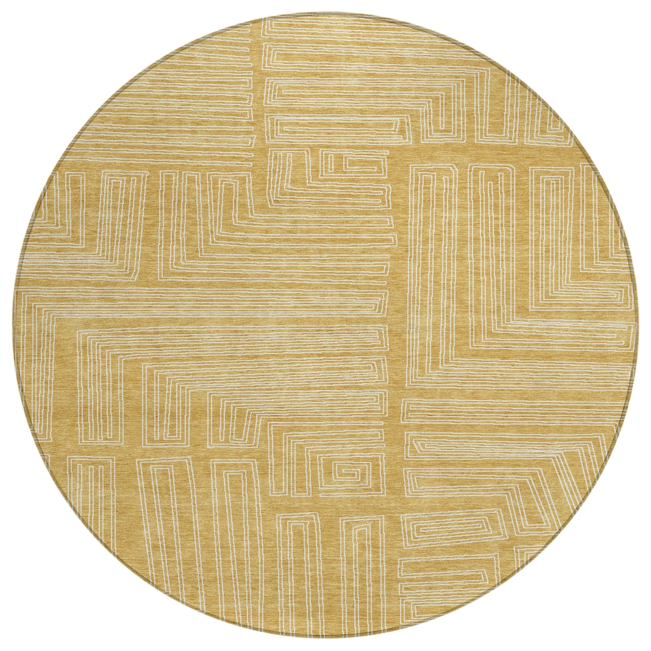 Machine Washable Indoor/ Outdoor Contemporary Stack Chantille Rug