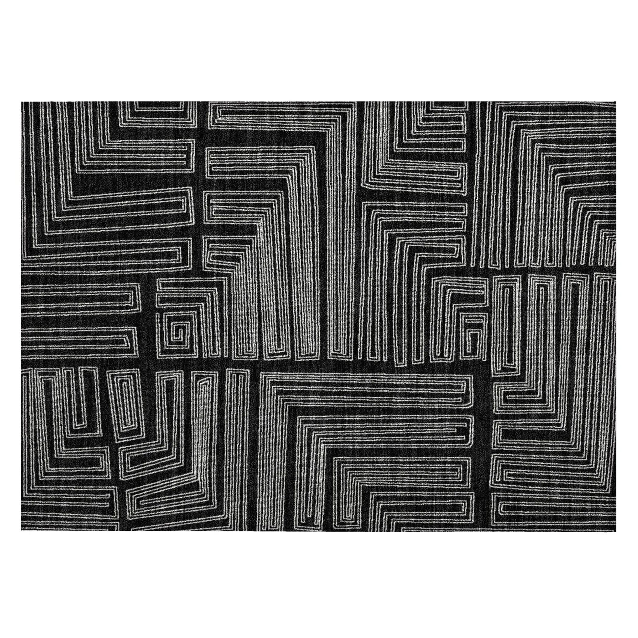 Machine Washable Indoor/ Outdoor Contemporary Stack Chantille Rug