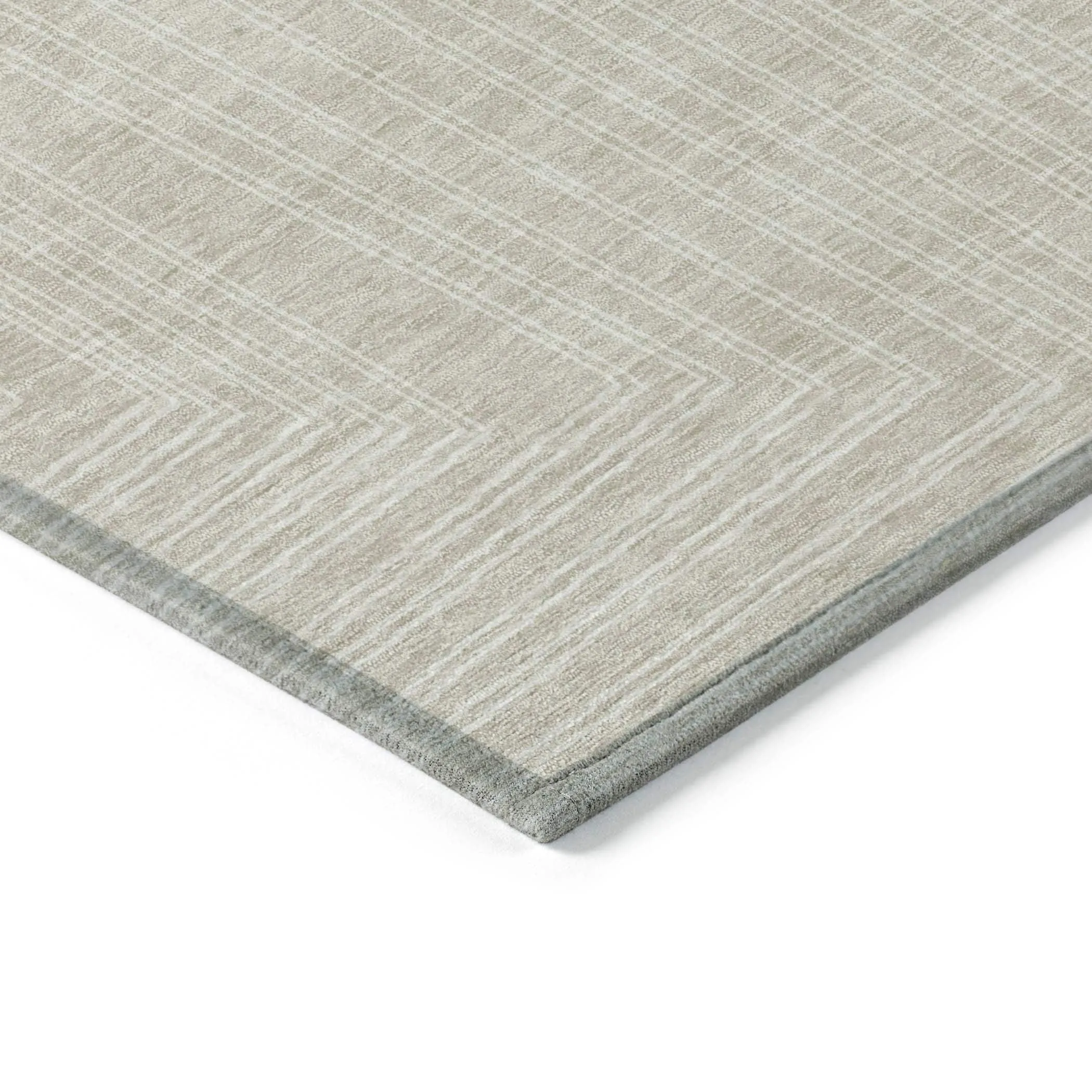 Machine Washable Indoor/ Outdoor Contemporary Stack Chantille Rug