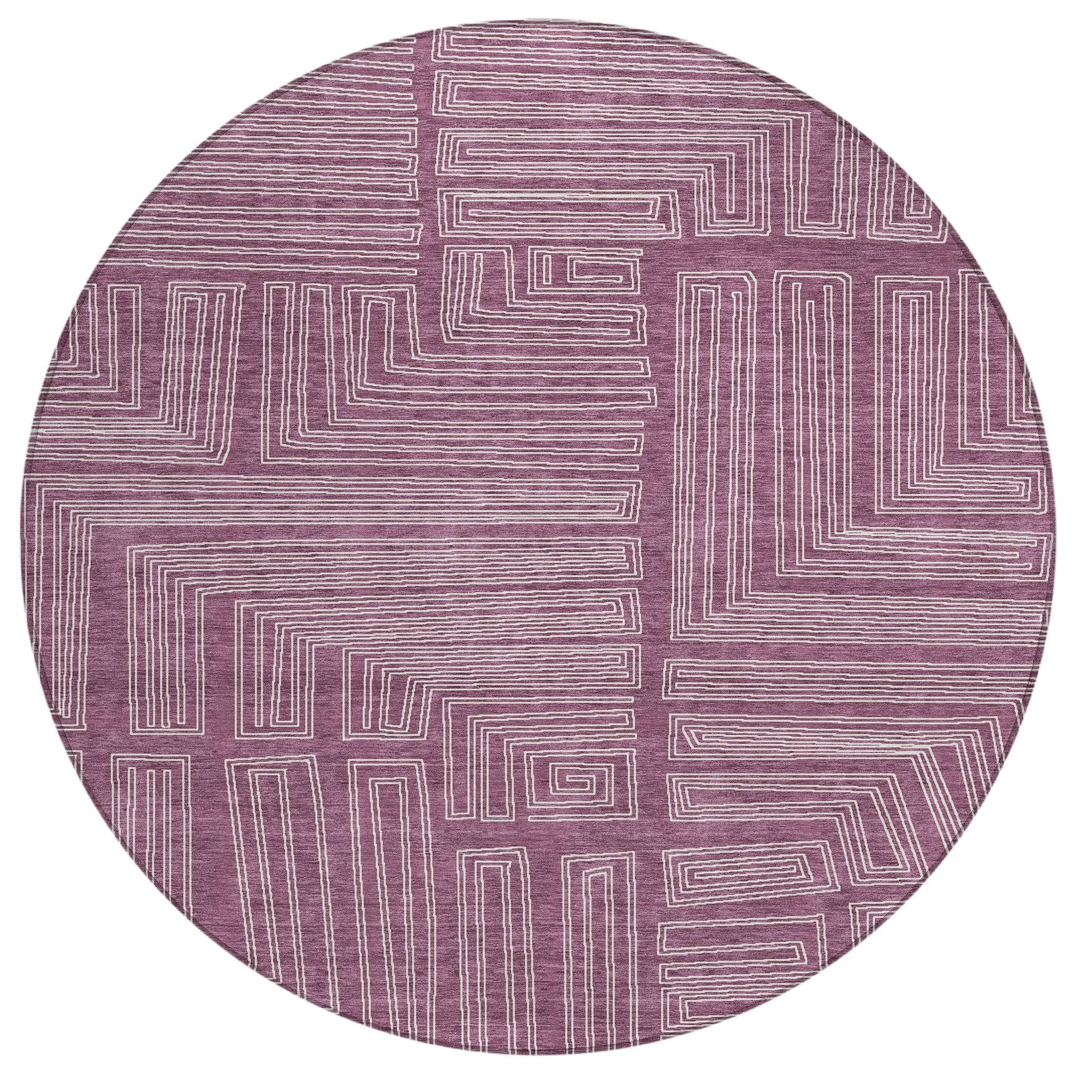 Machine Washable Indoor/ Outdoor Contemporary Stack Chantille Rug