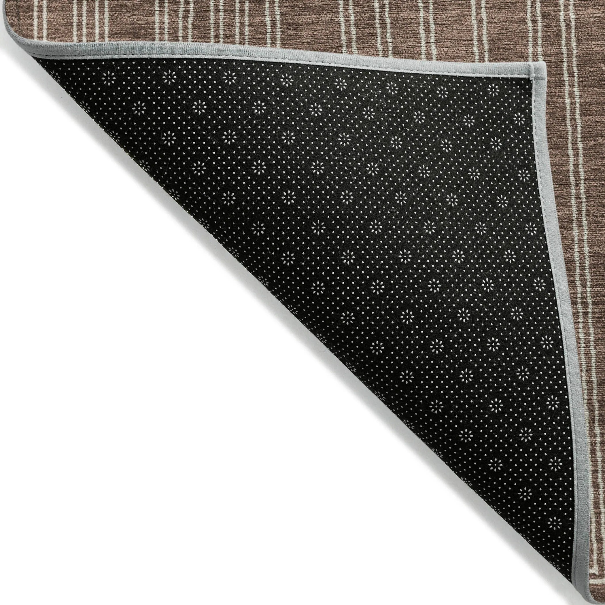 Machine Washable Indoor/ Outdoor Contemporary Stack Chantille Rug