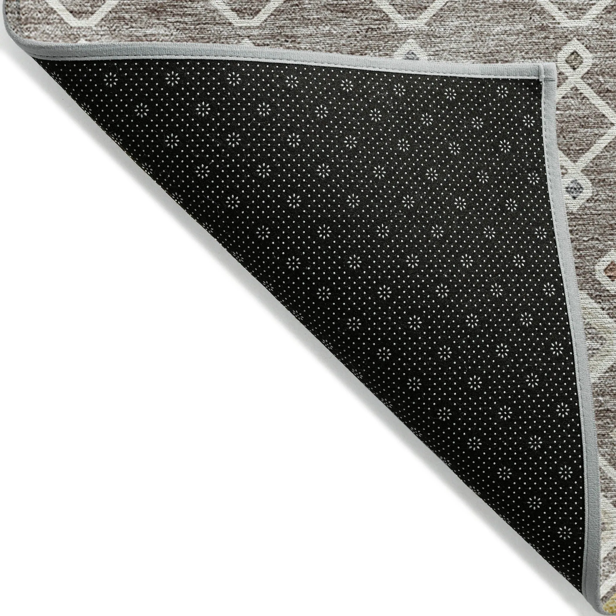 Machine Washable Indoor/ Outdoor Global Contempory Chantille Rug