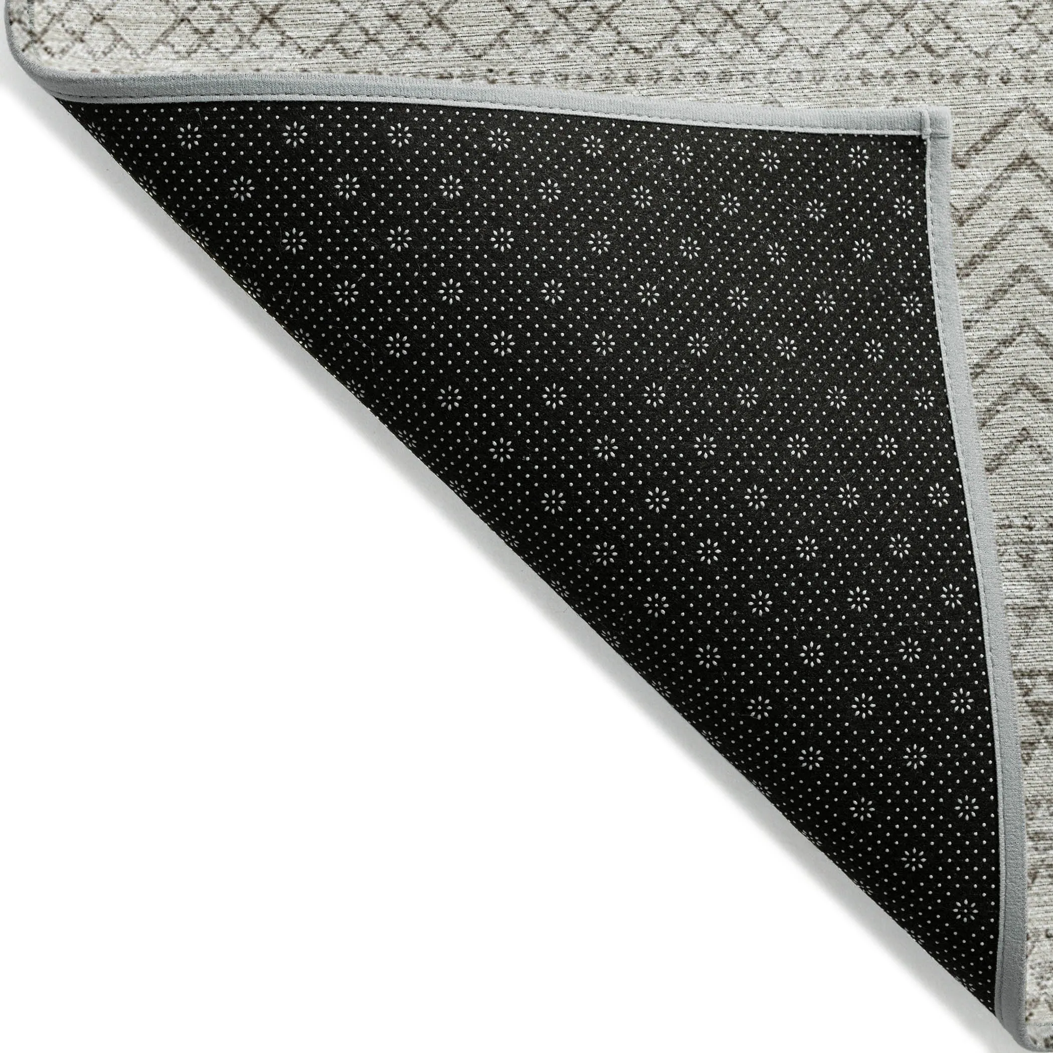 Machine Washable Indoor/ Outdoor Modern Stripes Chantille Rug