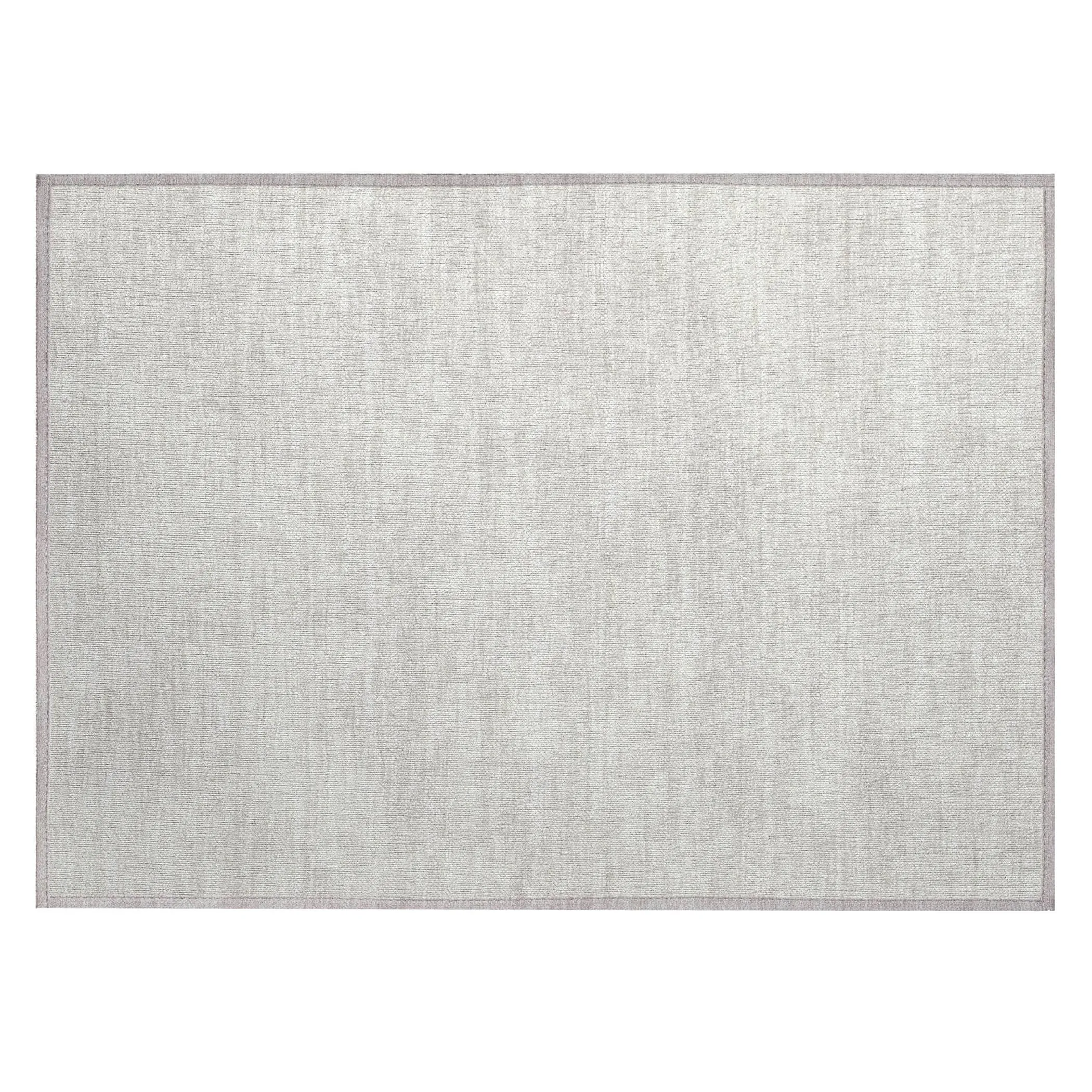 Machine Washable Indoor/ Outdoor Simple Solid Chantille Rug