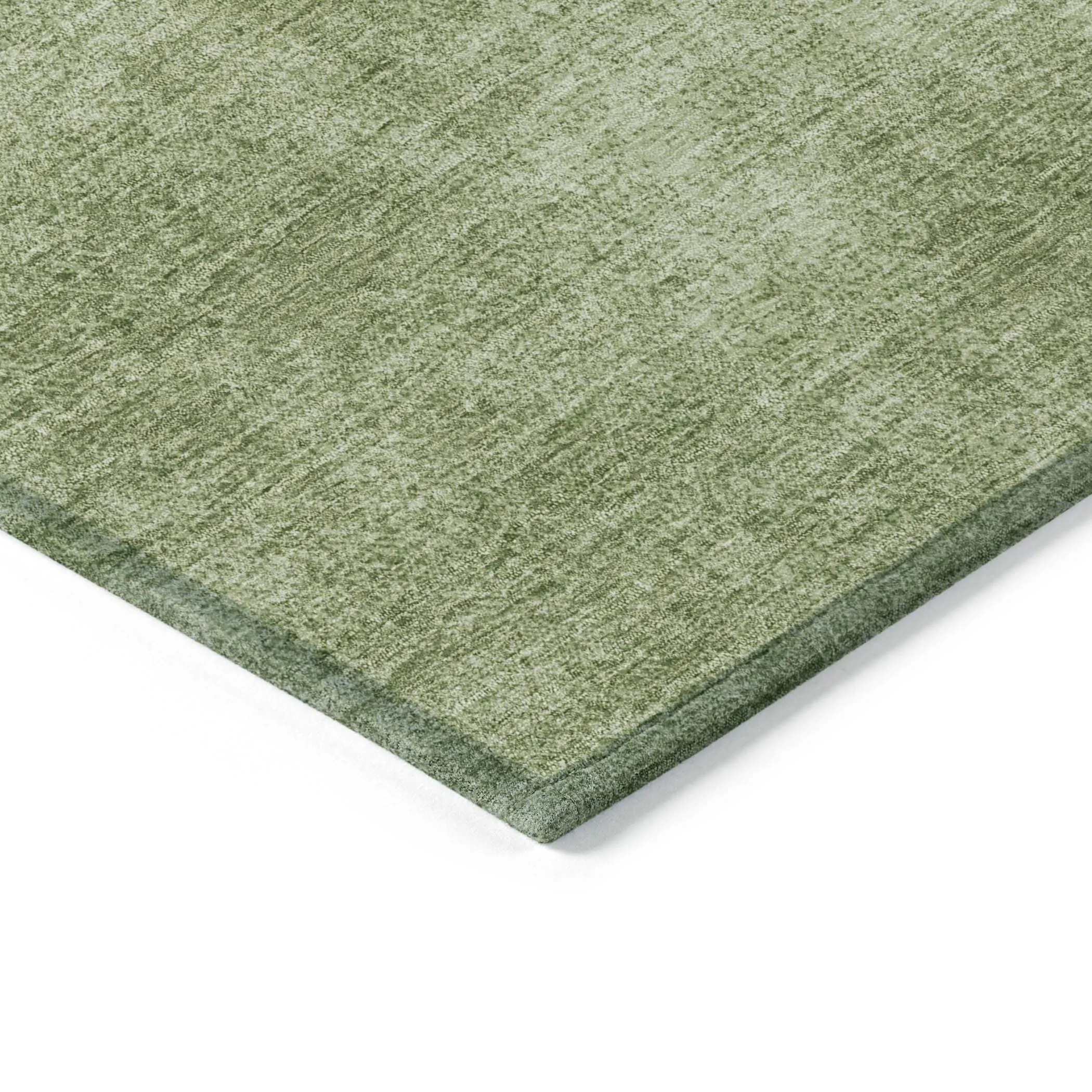 Machine Washable Indoor/ Outdoor Simple Solid Chantille Rug