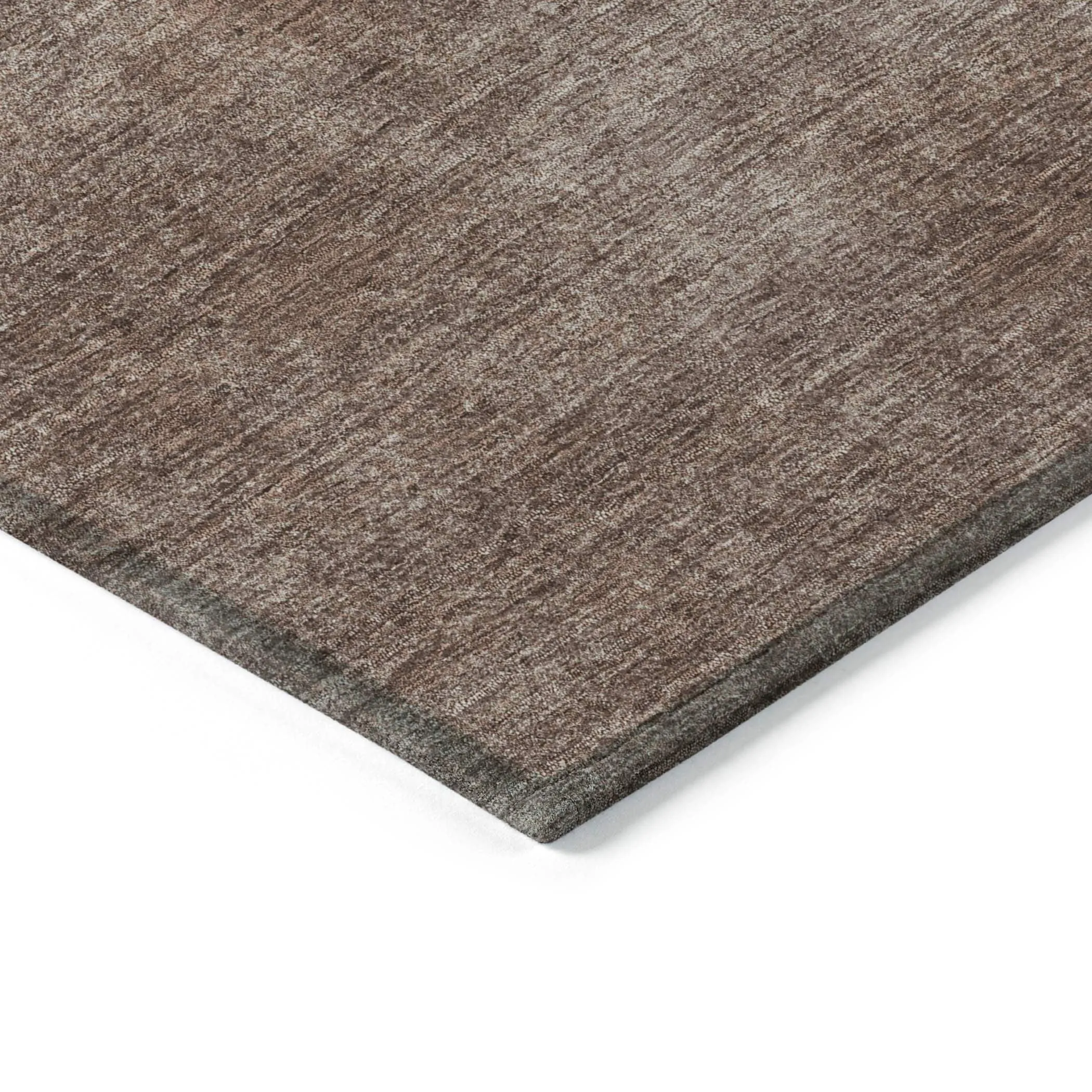 Machine Washable Indoor/ Outdoor Simple Solid Chantille Rug