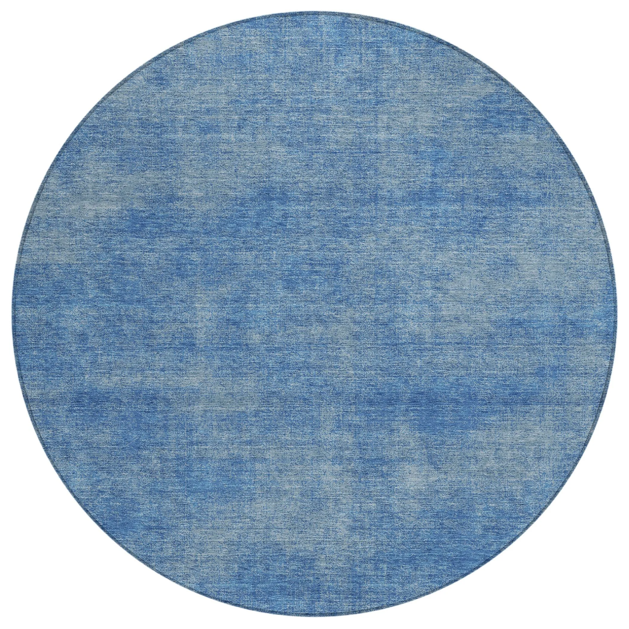 Machine Washable Indoor/ Outdoor Simple Solid Chantille Rug