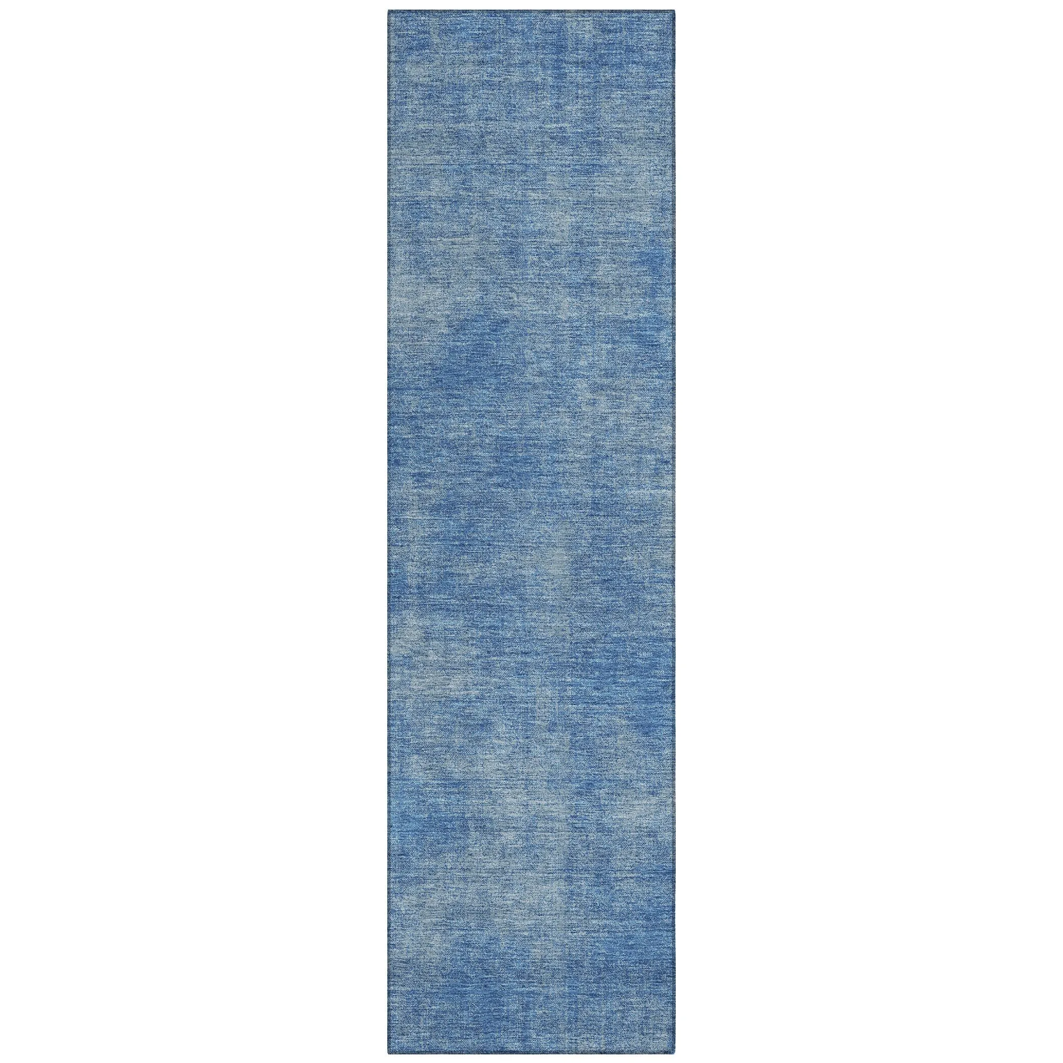 Machine Washable Indoor/ Outdoor Simple Solid Chantille Rug