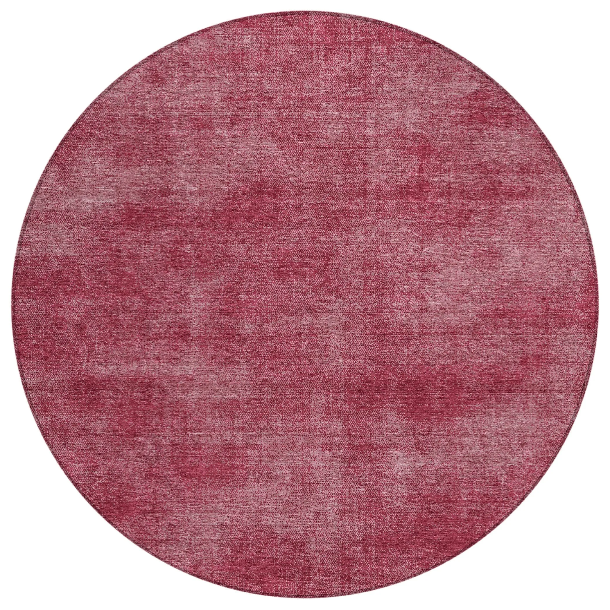 Machine Washable Indoor/ Outdoor Simple Solid Chantille Rug