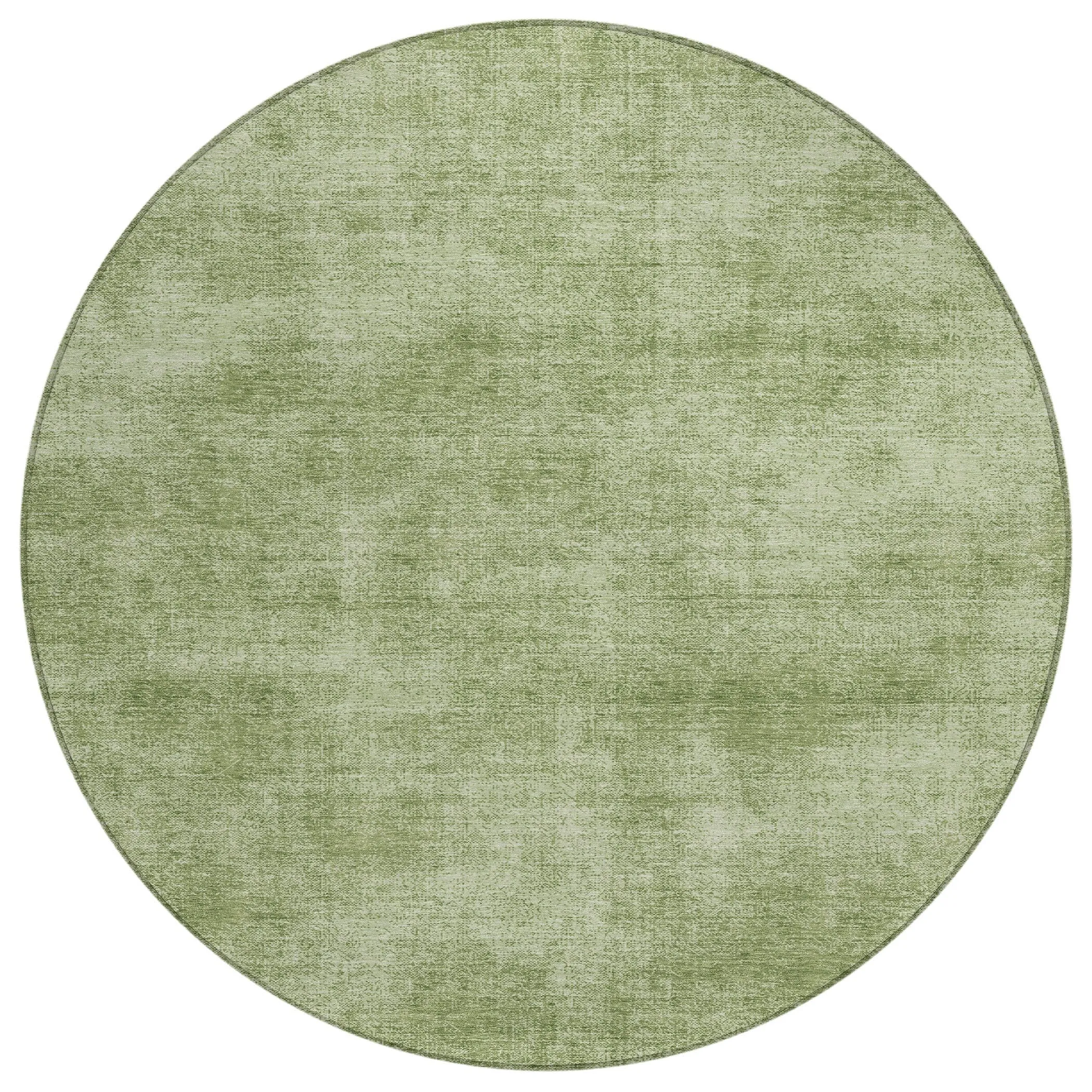 Machine Washable Indoor/ Outdoor Simple Solid Chantille Rug