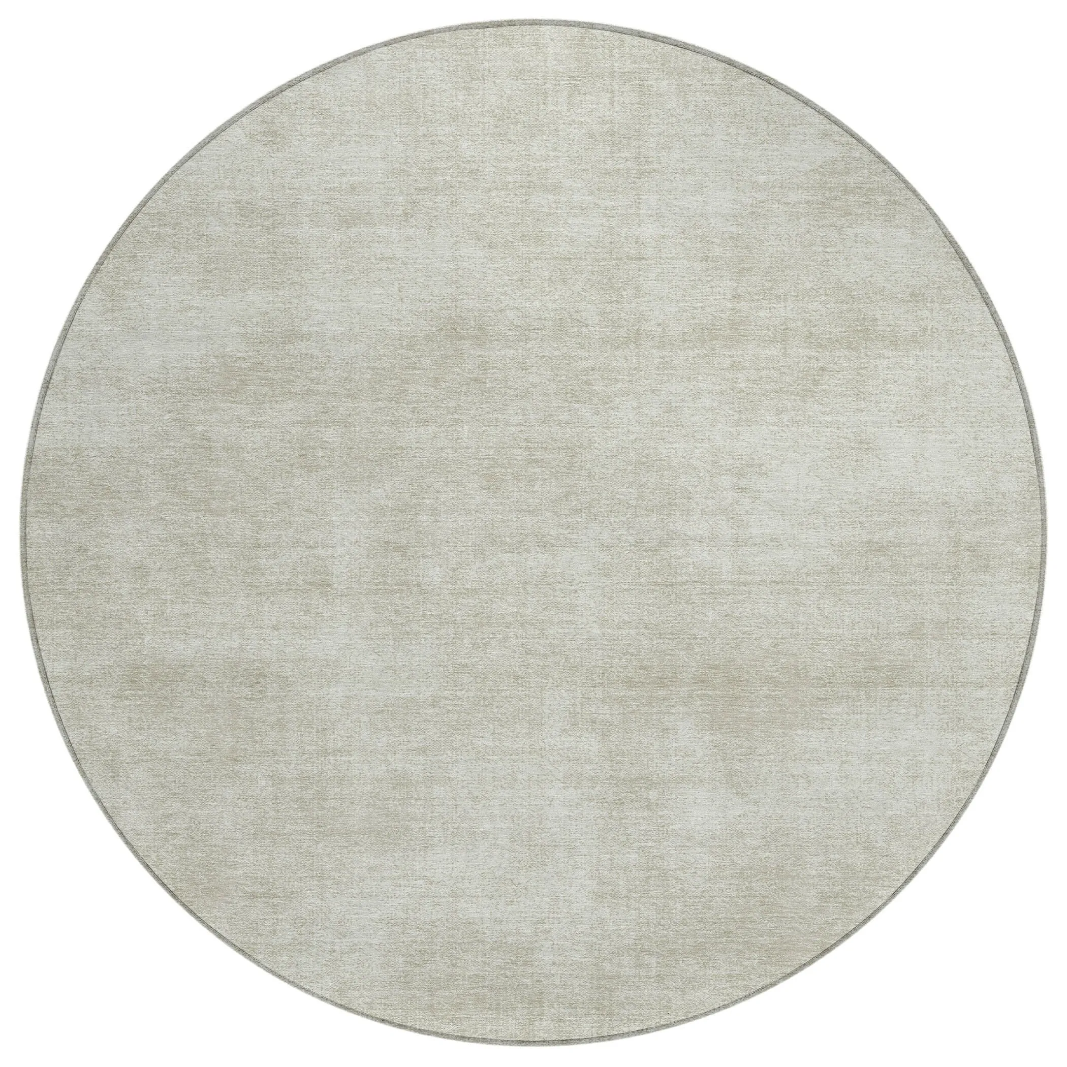 Machine Washable Indoor/ Outdoor Simple Solid Chantille Rug
