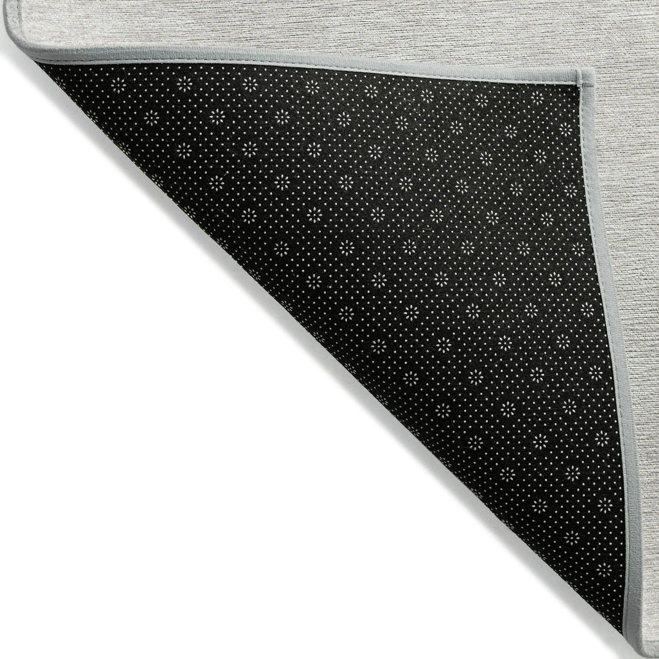 Machine Washable Indoor/ Outdoor Simple Solid Chantille Rug