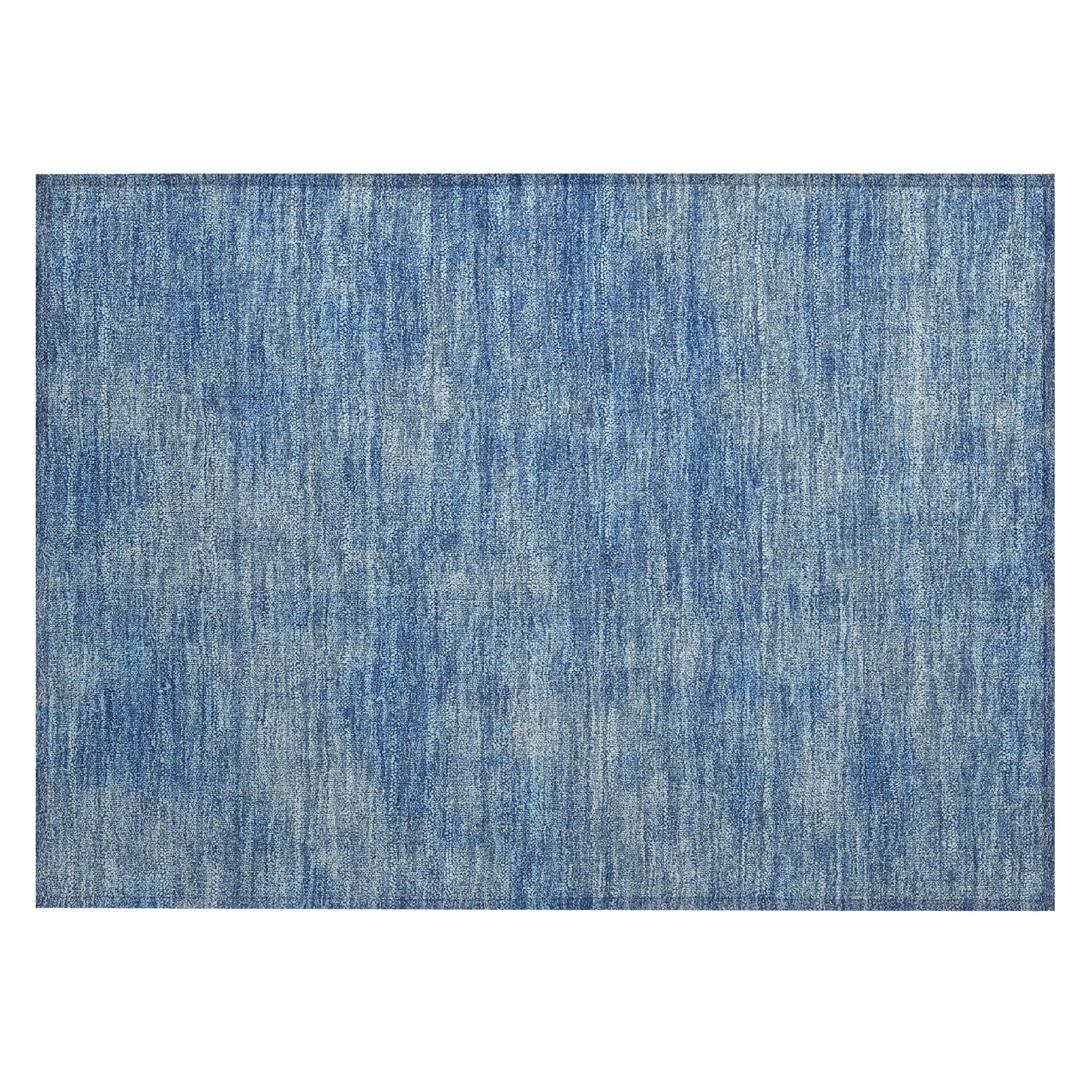 Machine Washable Indoor/ Outdoor Simple Solid Chantille Rug
