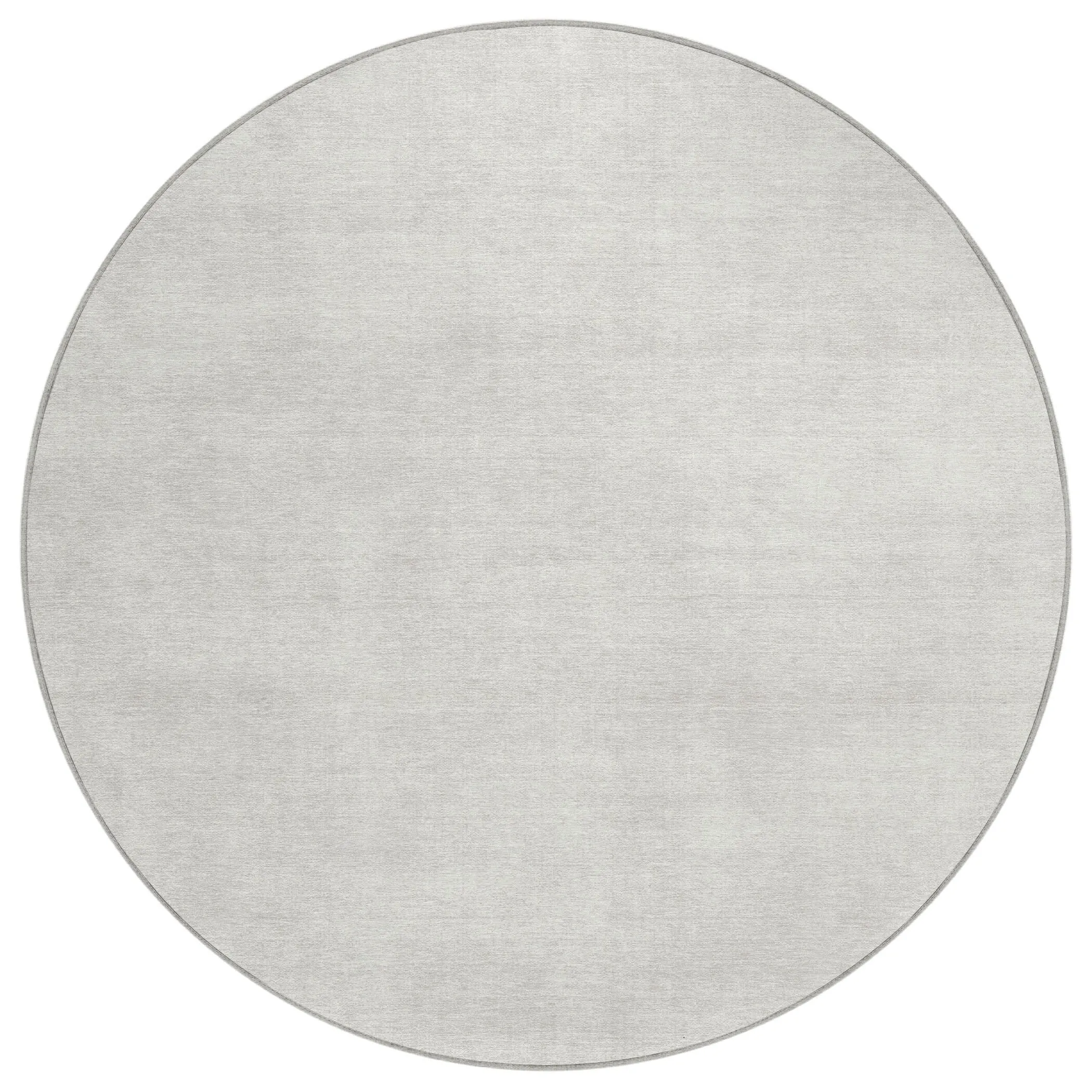 Machine Washable Indoor/ Outdoor Simple Solid Chantille Rug