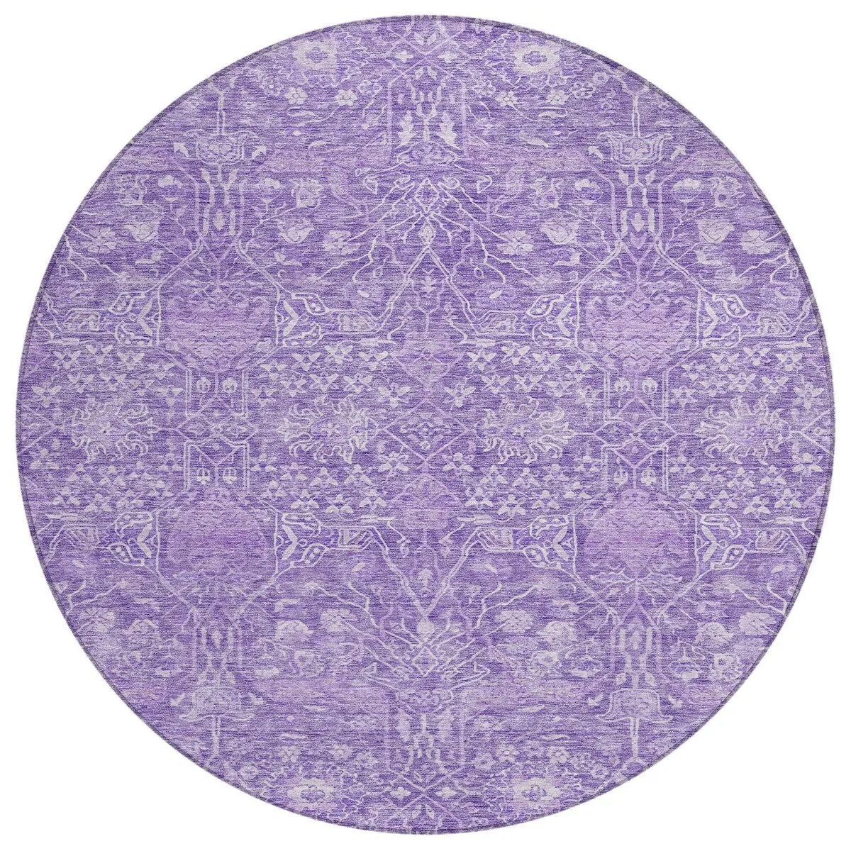 Machine Washable Indoor/ Outdoor Vintage Boho Chantille Rug