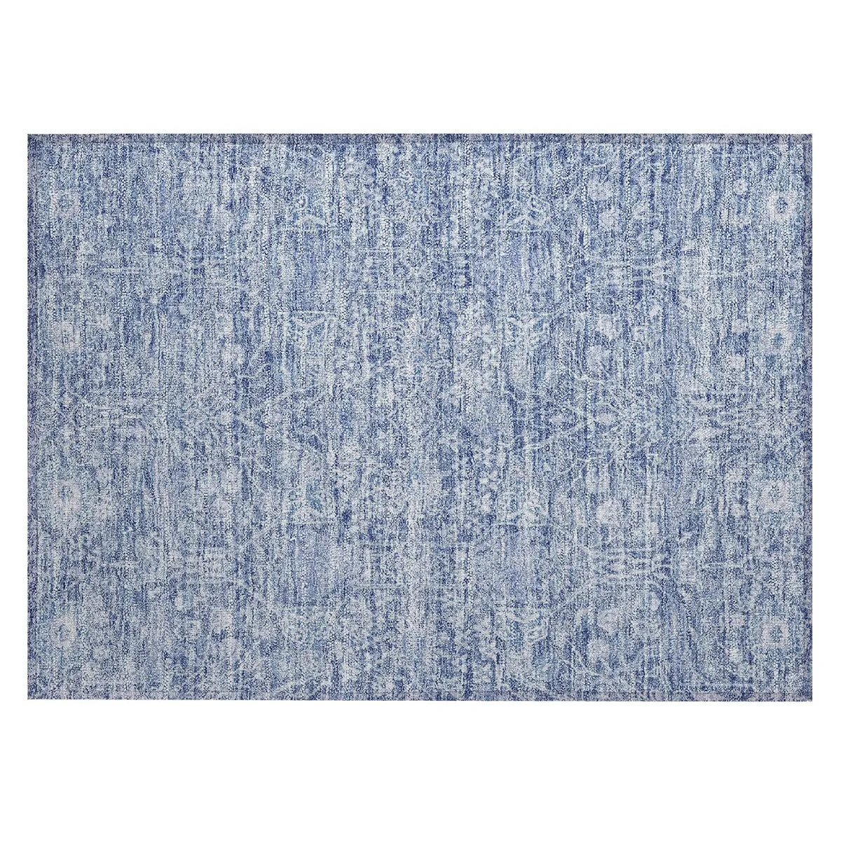 Machine Washable Indoor/ Outdoor Vintage Boho Chantille Rug