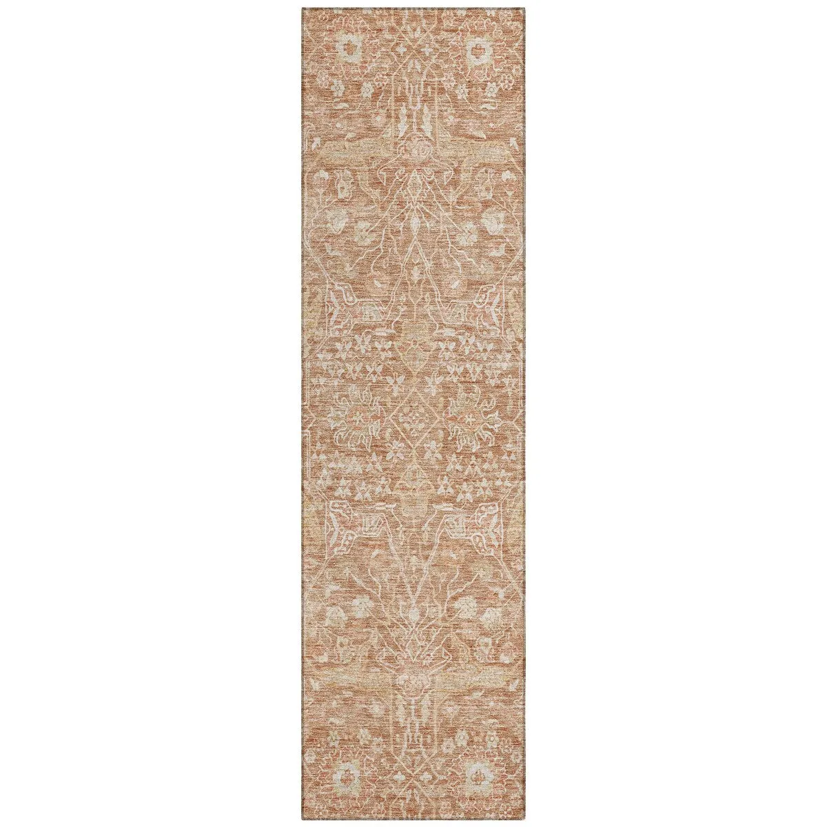 Machine Washable Indoor/ Outdoor Vintage Boho Chantille Rug