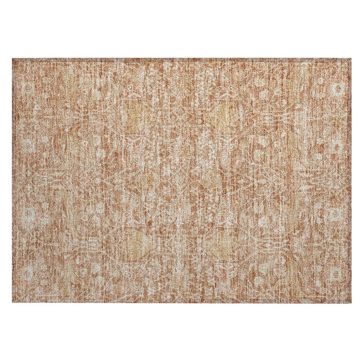 Machine Washable Indoor/ Outdoor Vintage Boho Chantille Rug