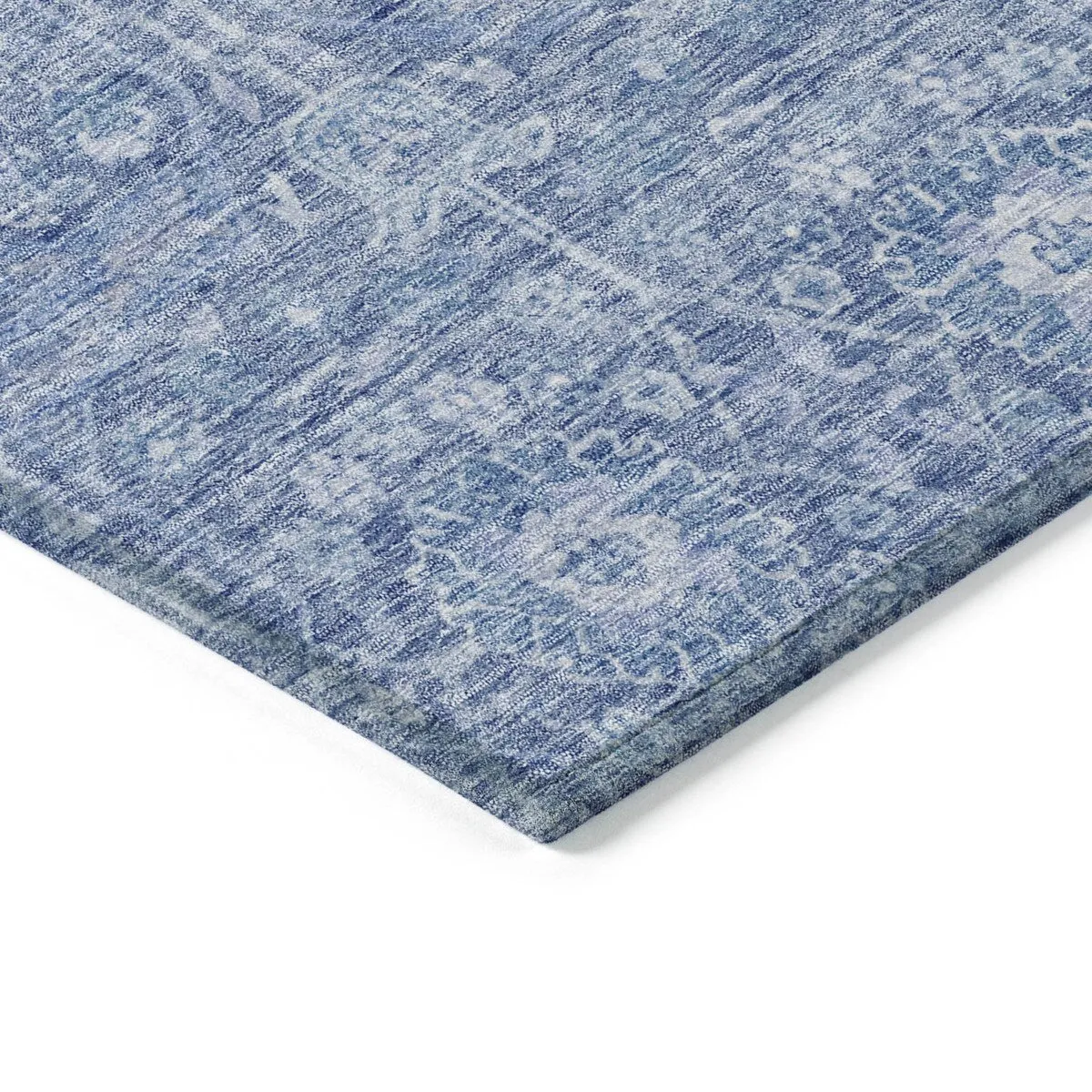 Machine Washable Indoor/ Outdoor Vintage Boho Chantille Rug