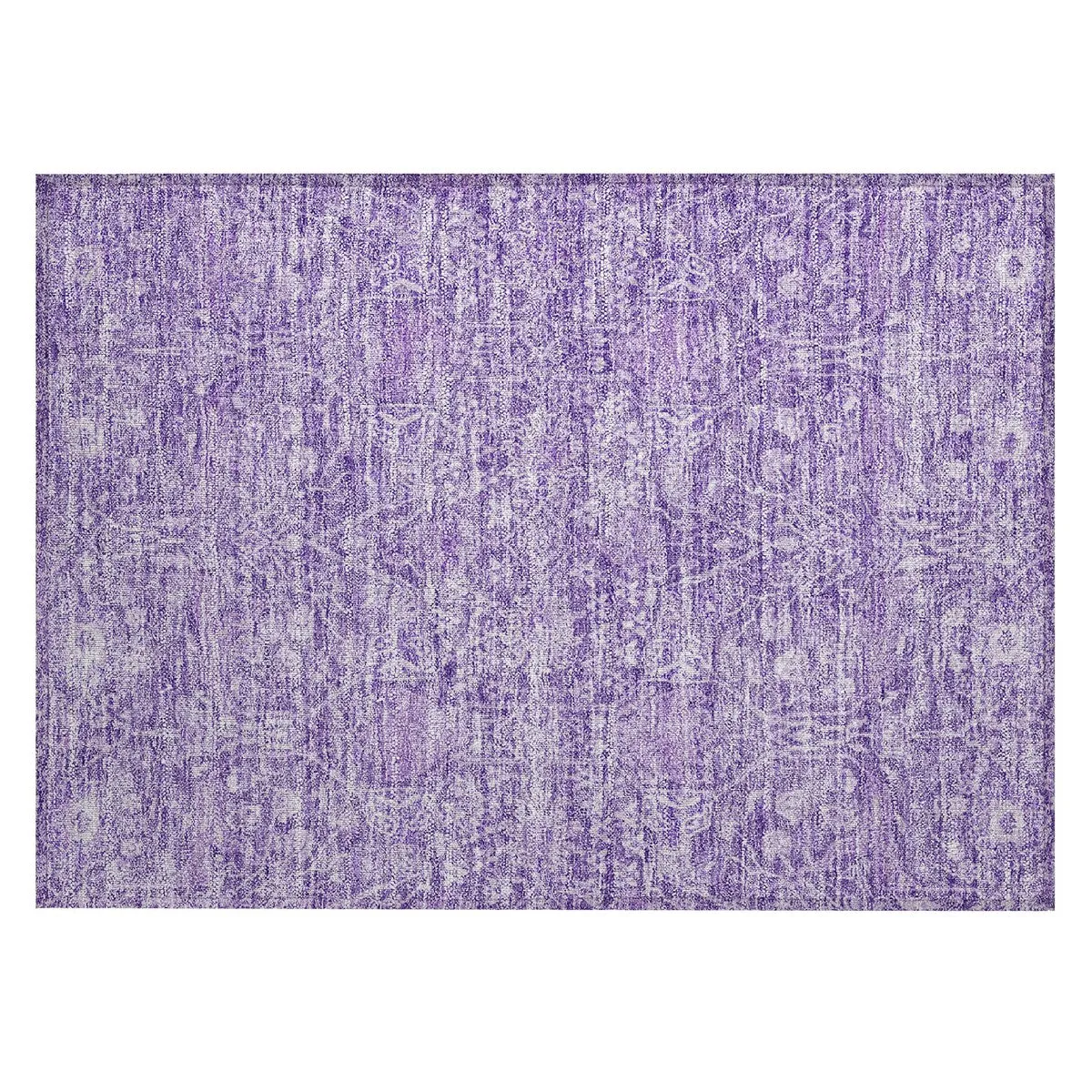 Machine Washable Indoor/ Outdoor Vintage Boho Chantille Rug