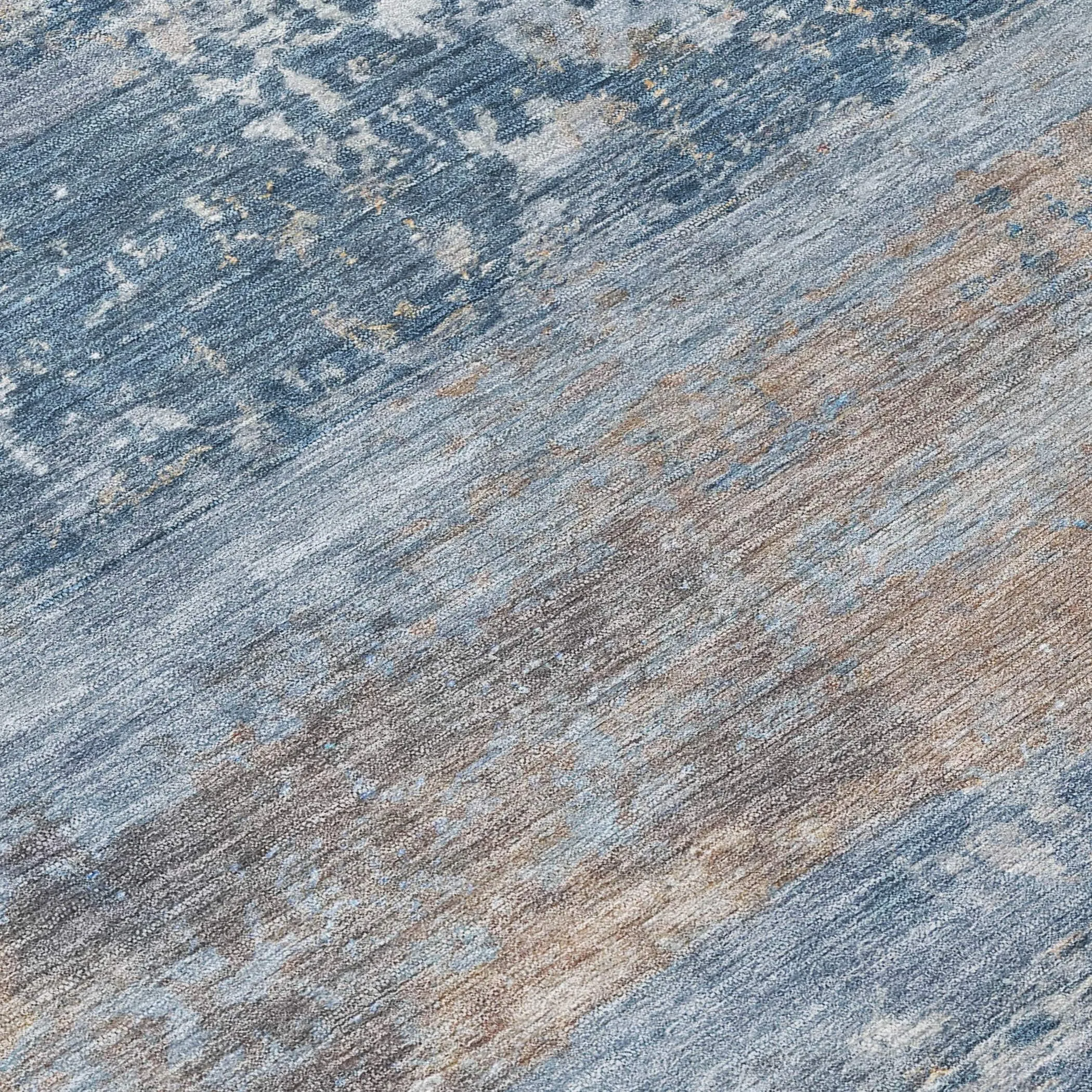 Machine Washable Indoor/Outdoor Contemporary Chantille Rug