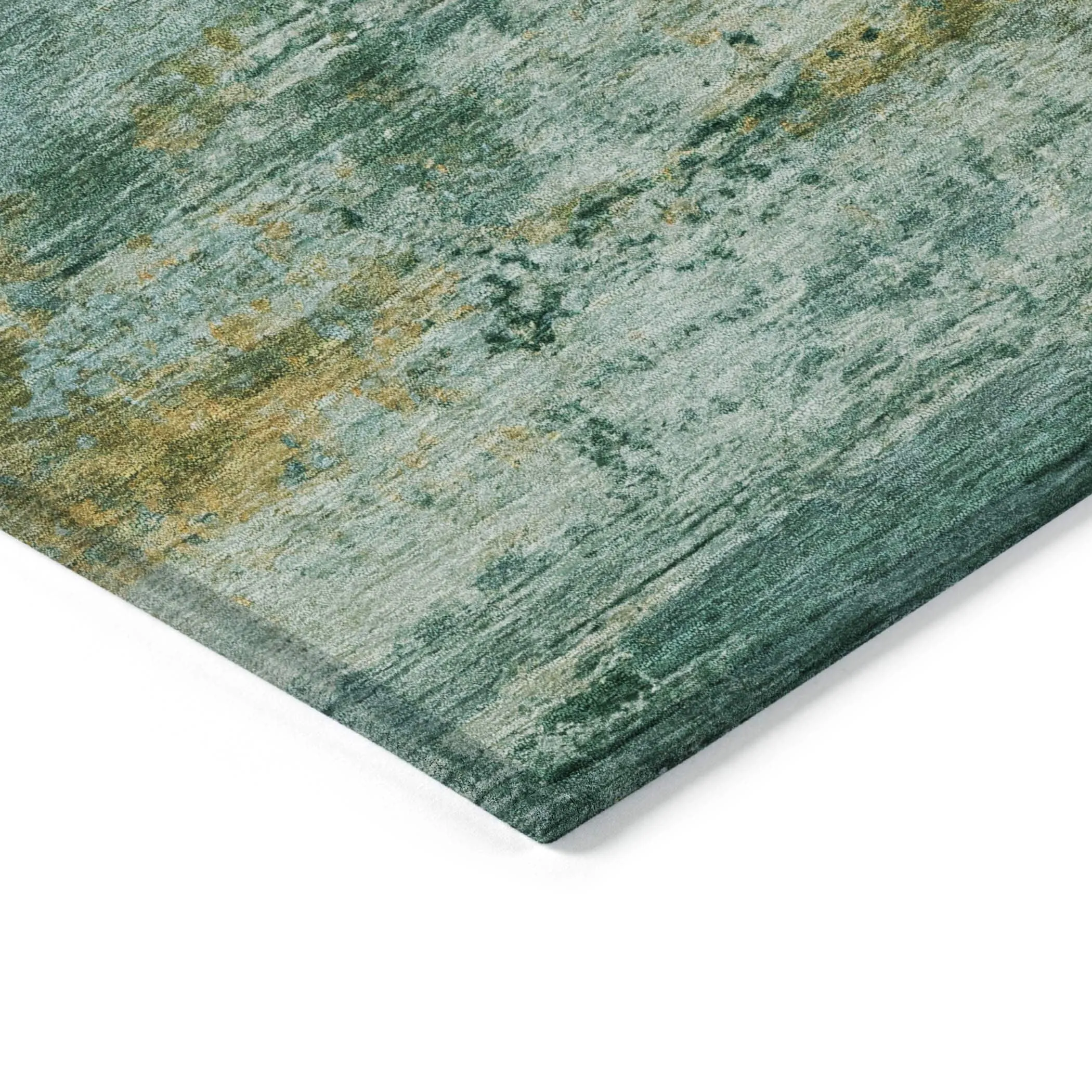 Machine Washable Indoor/Outdoor Contemporary Chantille Rug