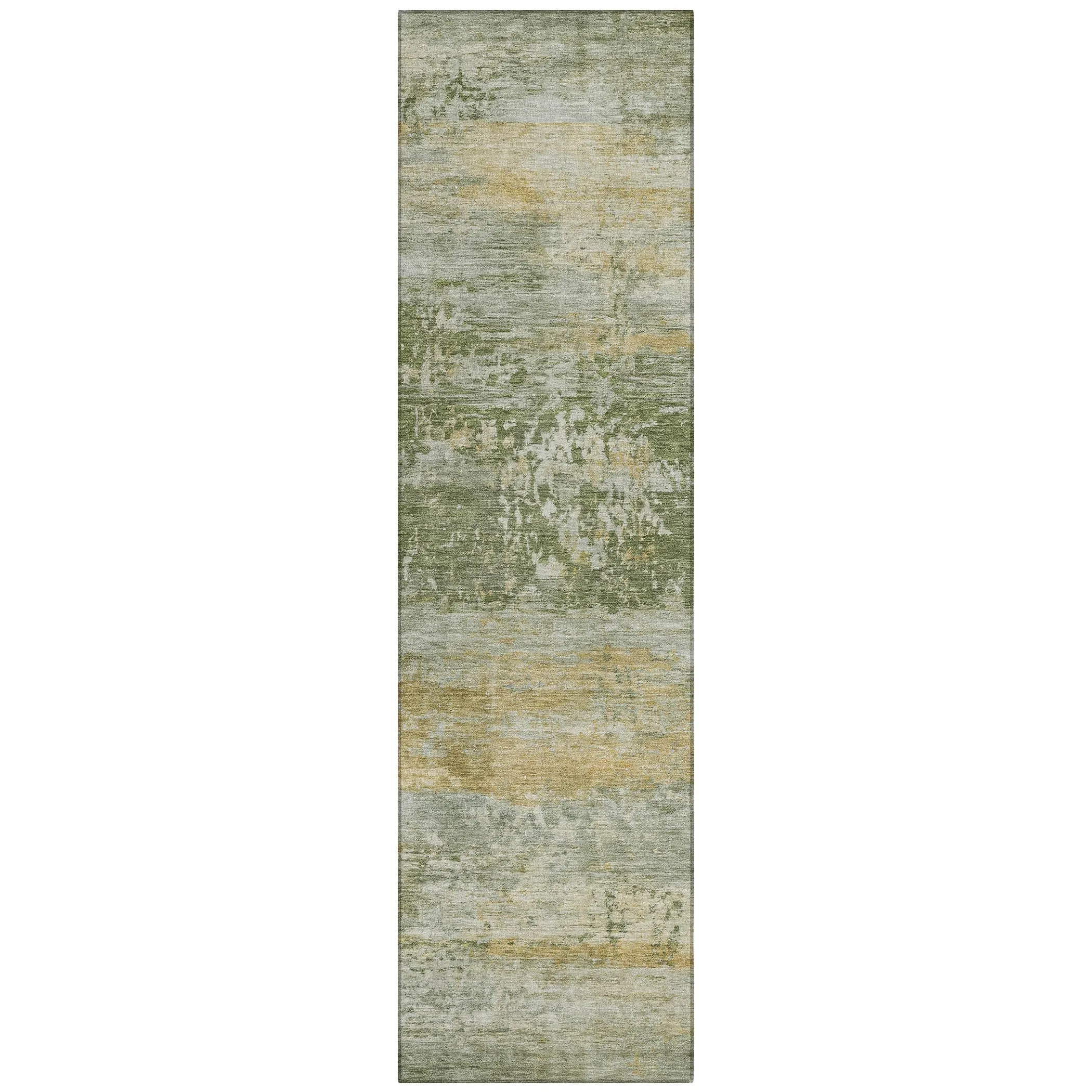 Machine Washable Indoor/Outdoor Contemporary Chantille Rug