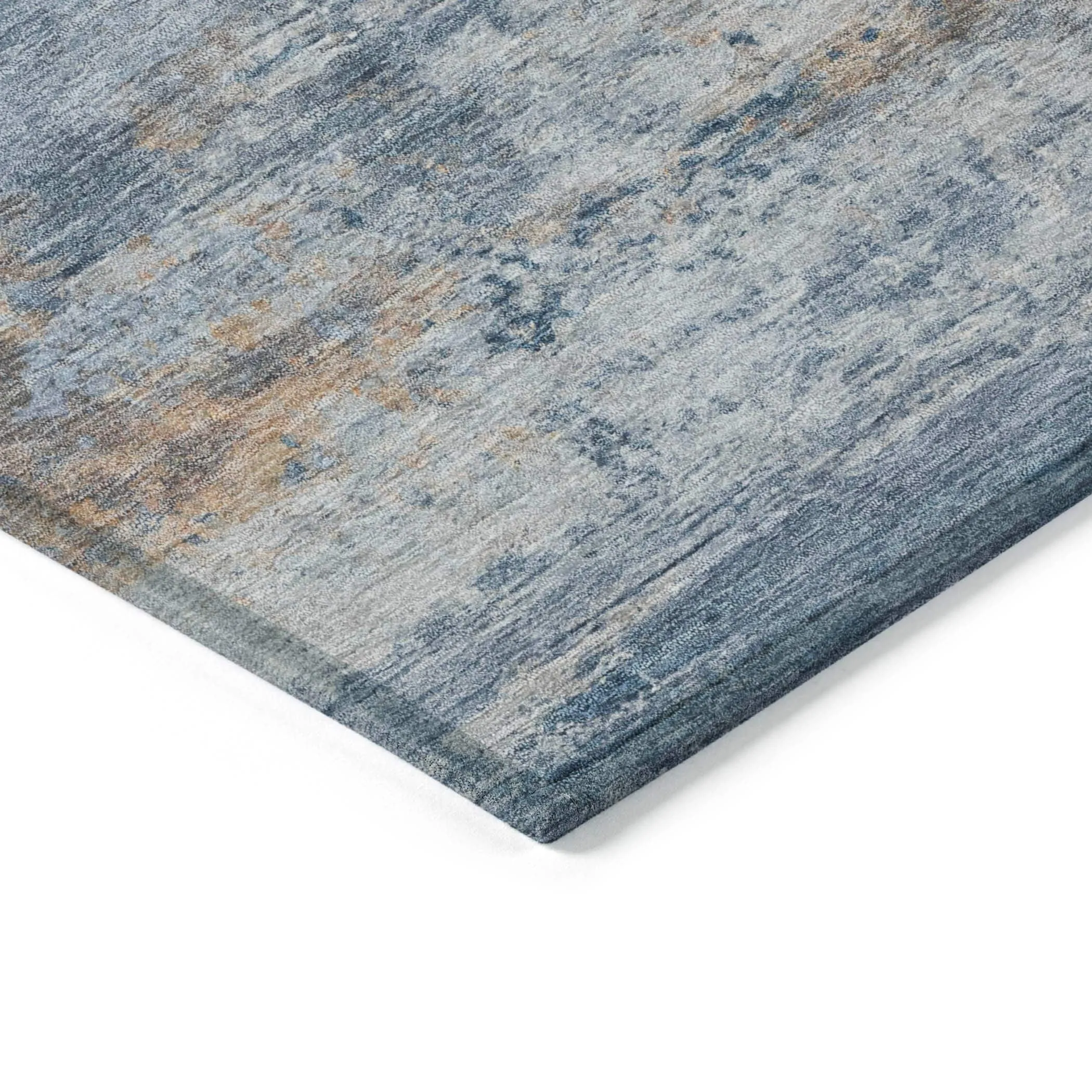 Machine Washable Indoor/Outdoor Contemporary Chantille Rug