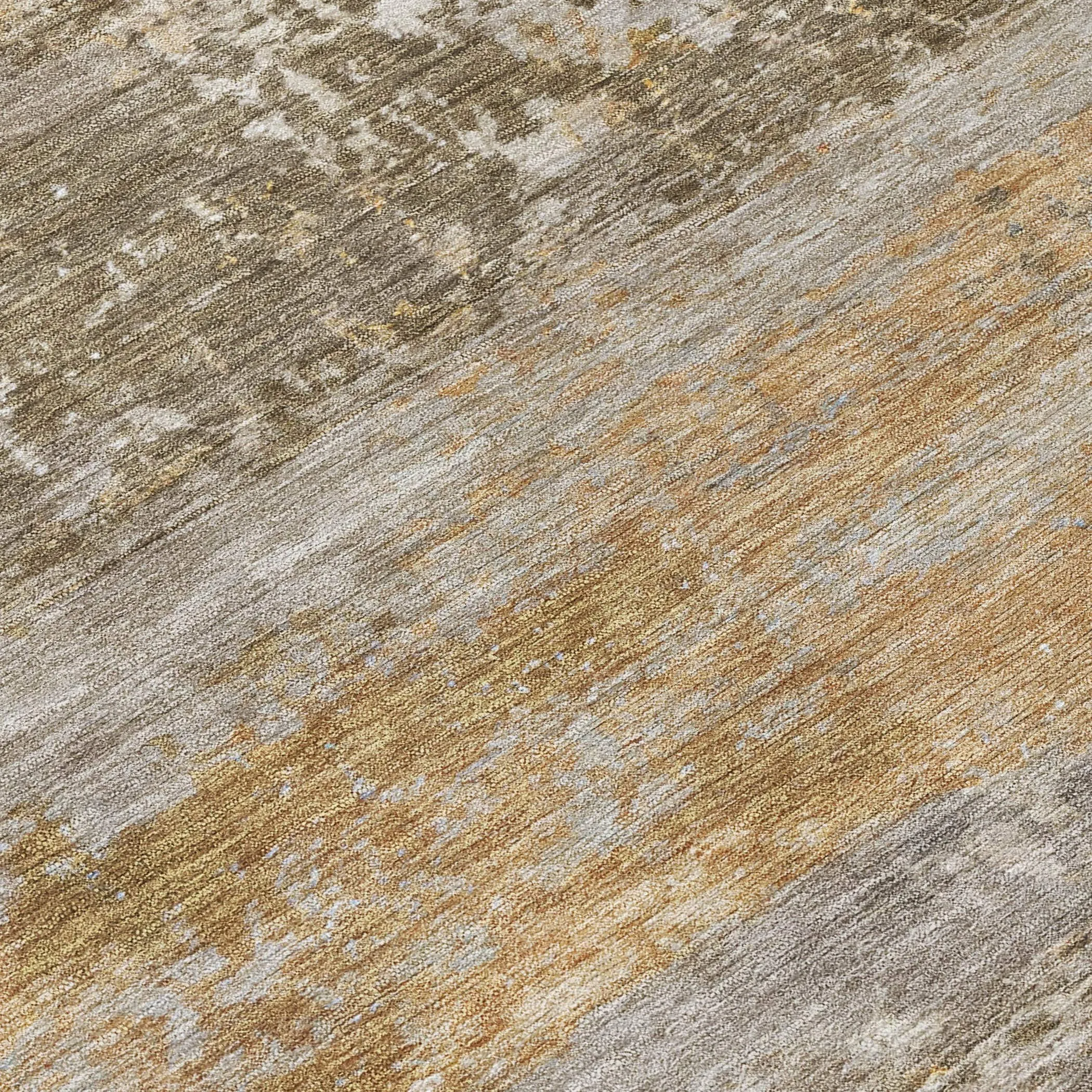 Machine Washable Indoor/Outdoor Contemporary Chantille Rug