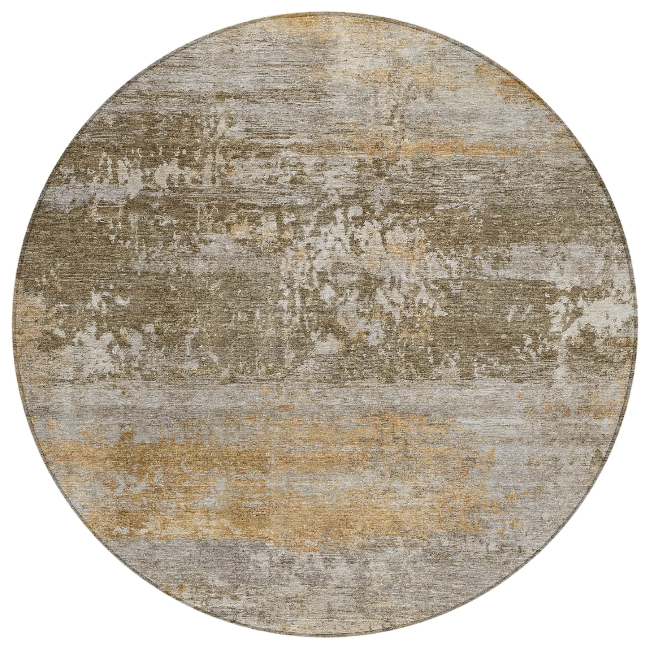 Machine Washable Indoor/Outdoor Contemporary Chantille Rug