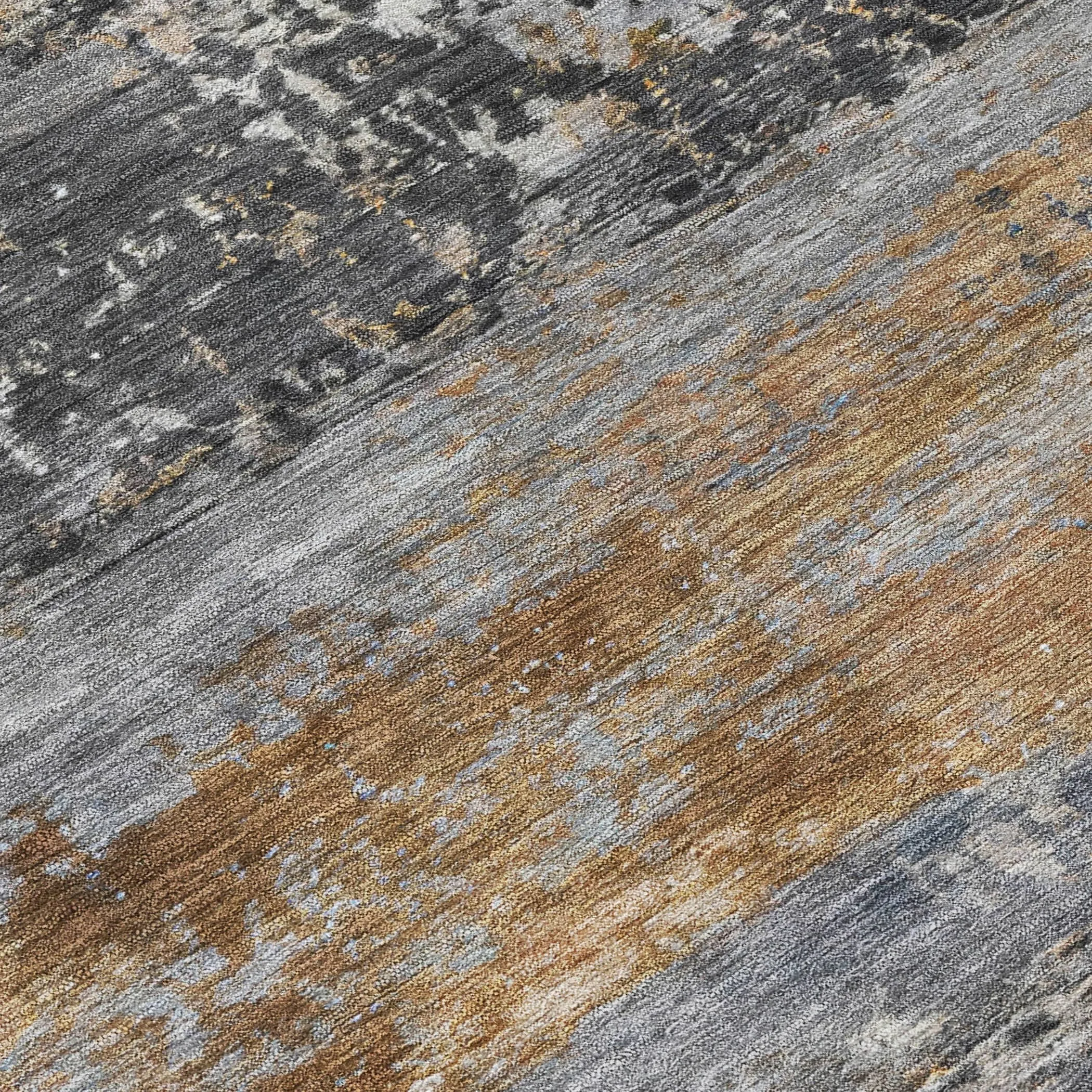Machine Washable Indoor/Outdoor Contemporary Chantille Rug