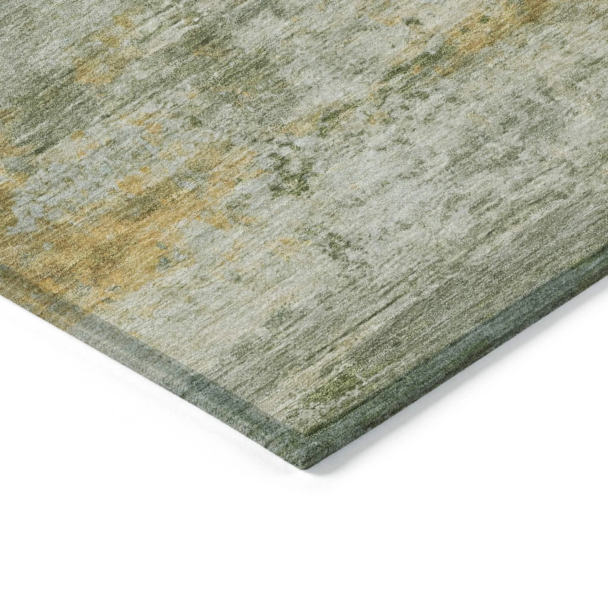 Machine Washable Indoor/Outdoor Contemporary Chantille Rug